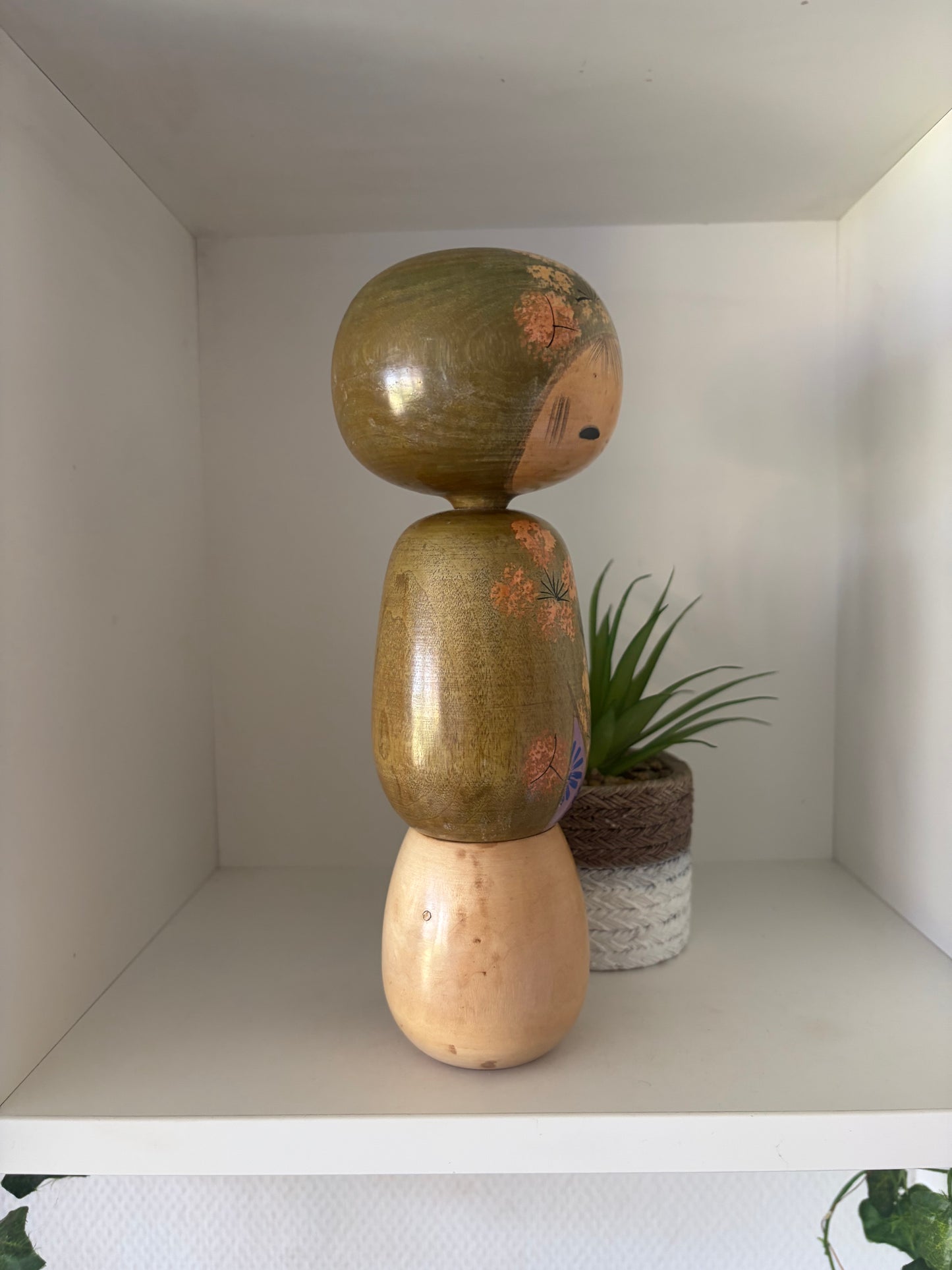 Rare Vintage Sosaku kokeshi by Kato Masami (1925-)