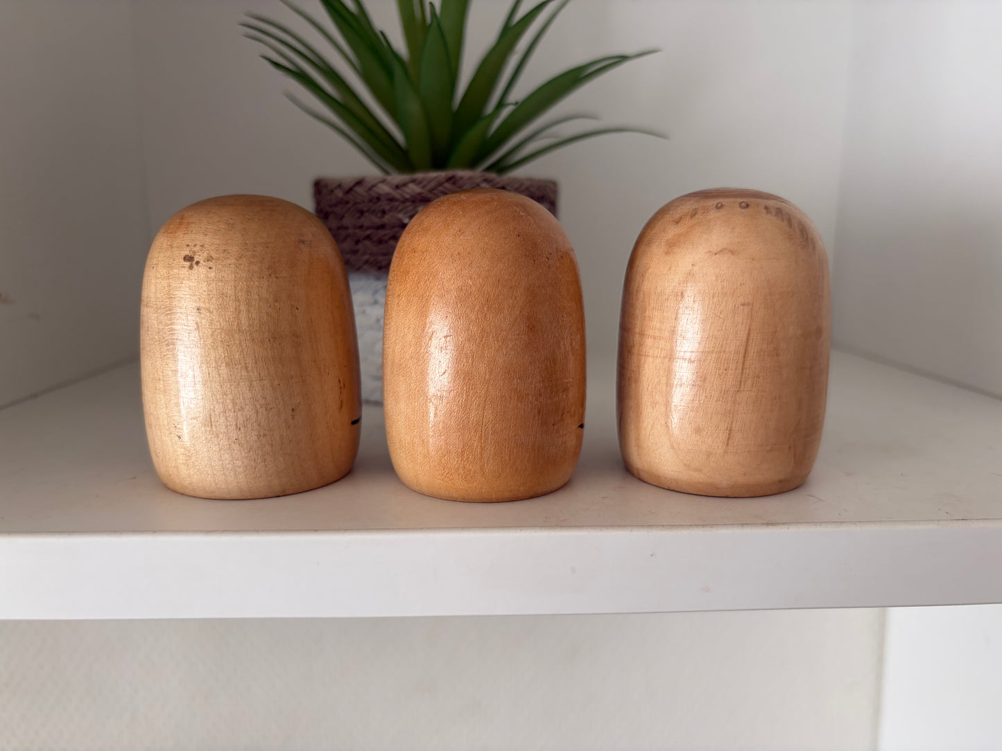 Vintage set Sosaku kokeshi by Kato Masami (1925-)