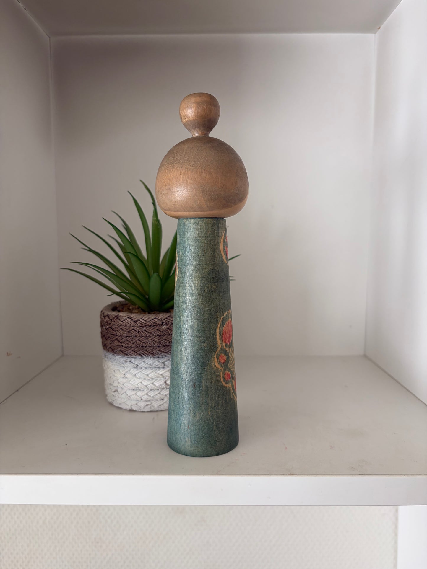 Vintage creative kokeshi by Issetsu Kuribayashi (1924-2011)