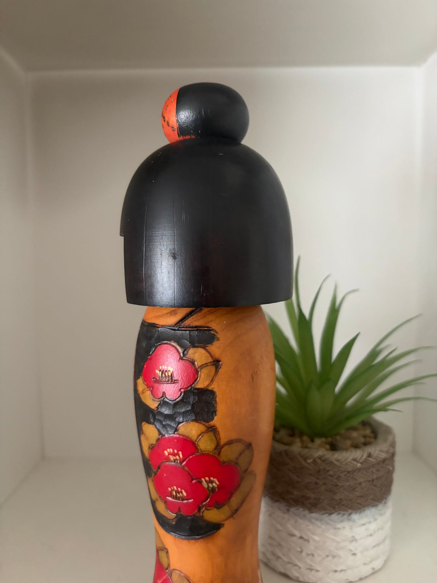 Vintage Gumma Kokeshi By Kazuo Takamizawa (1927-)
