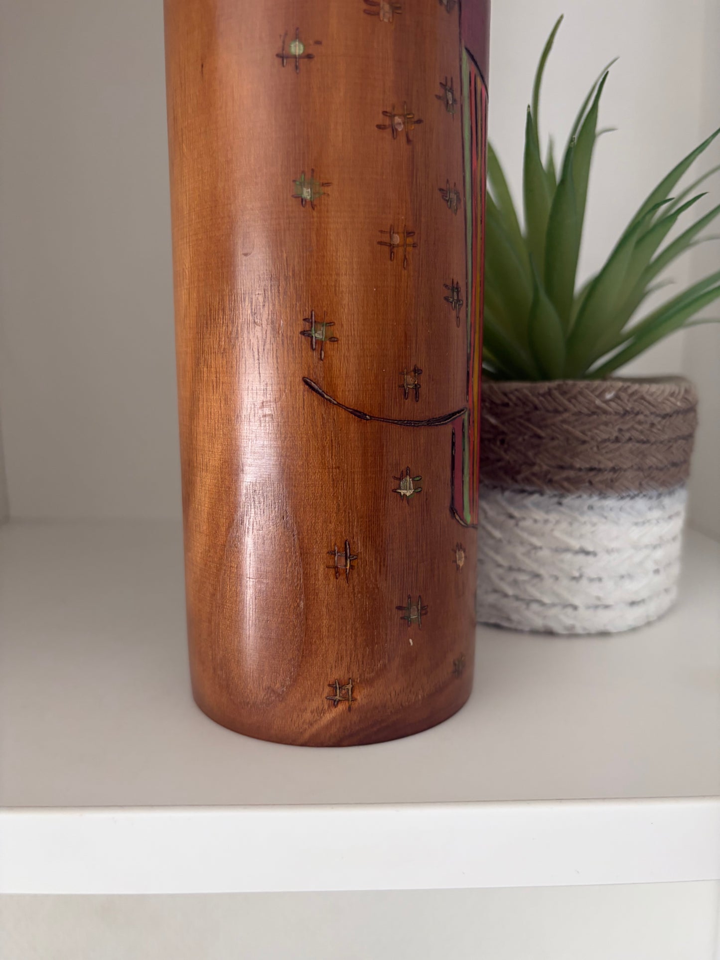 Vintage Creative Kokeshi By Takahashi Akinori (1957-)