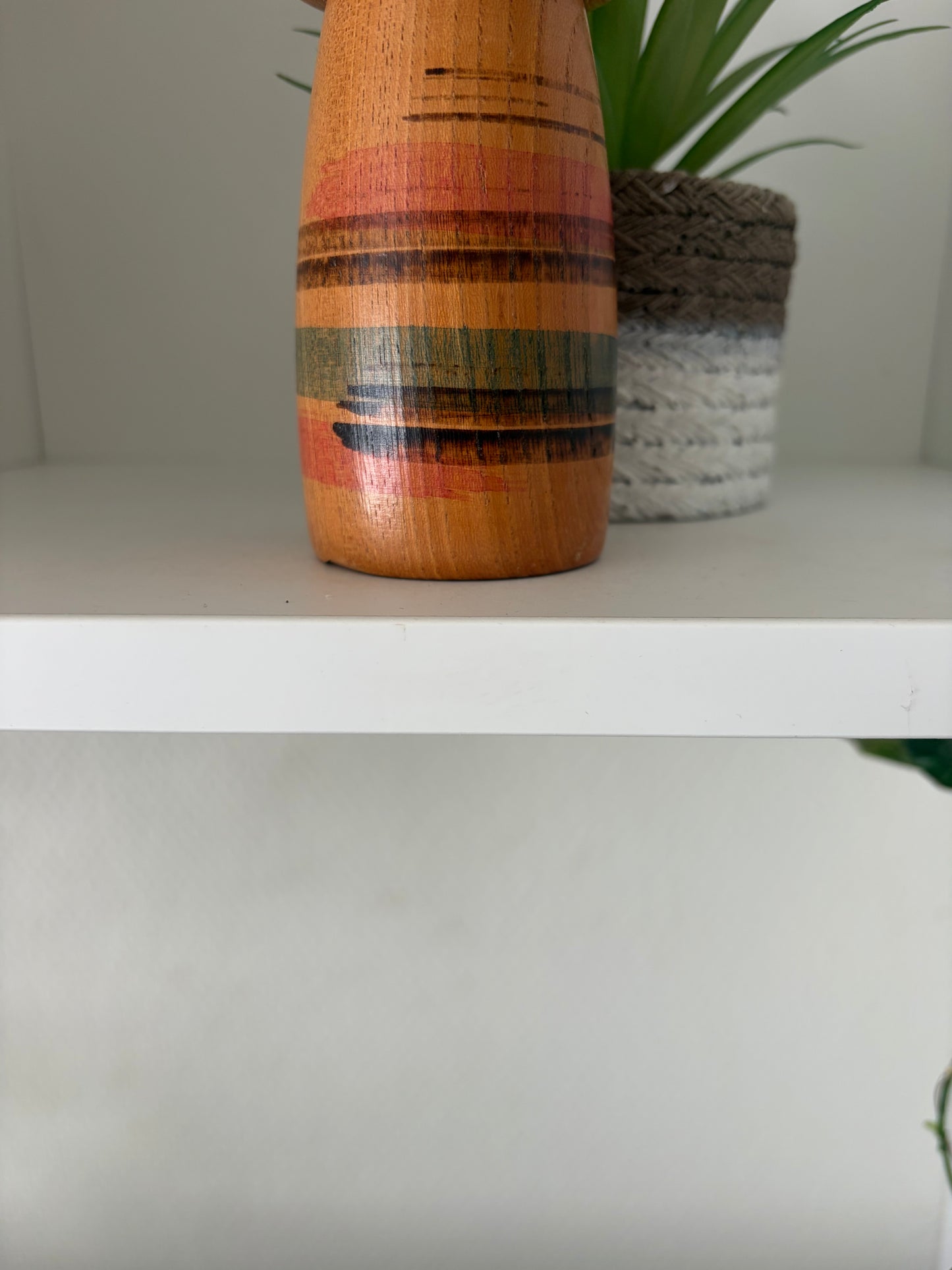 vintage creative kokeshi made by Sanpei Yamanaka (1926-2012)