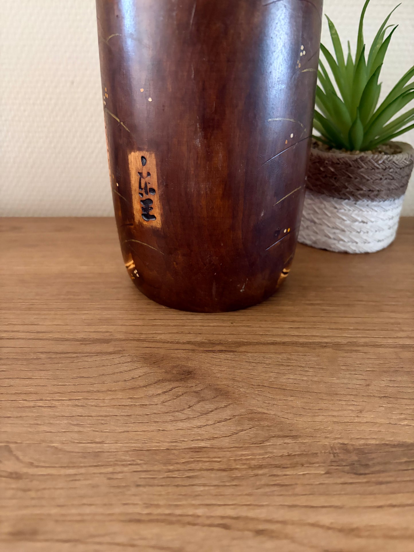 Rare vintage Sosaku kokeshi by Toa Sekiguchi (1942-)