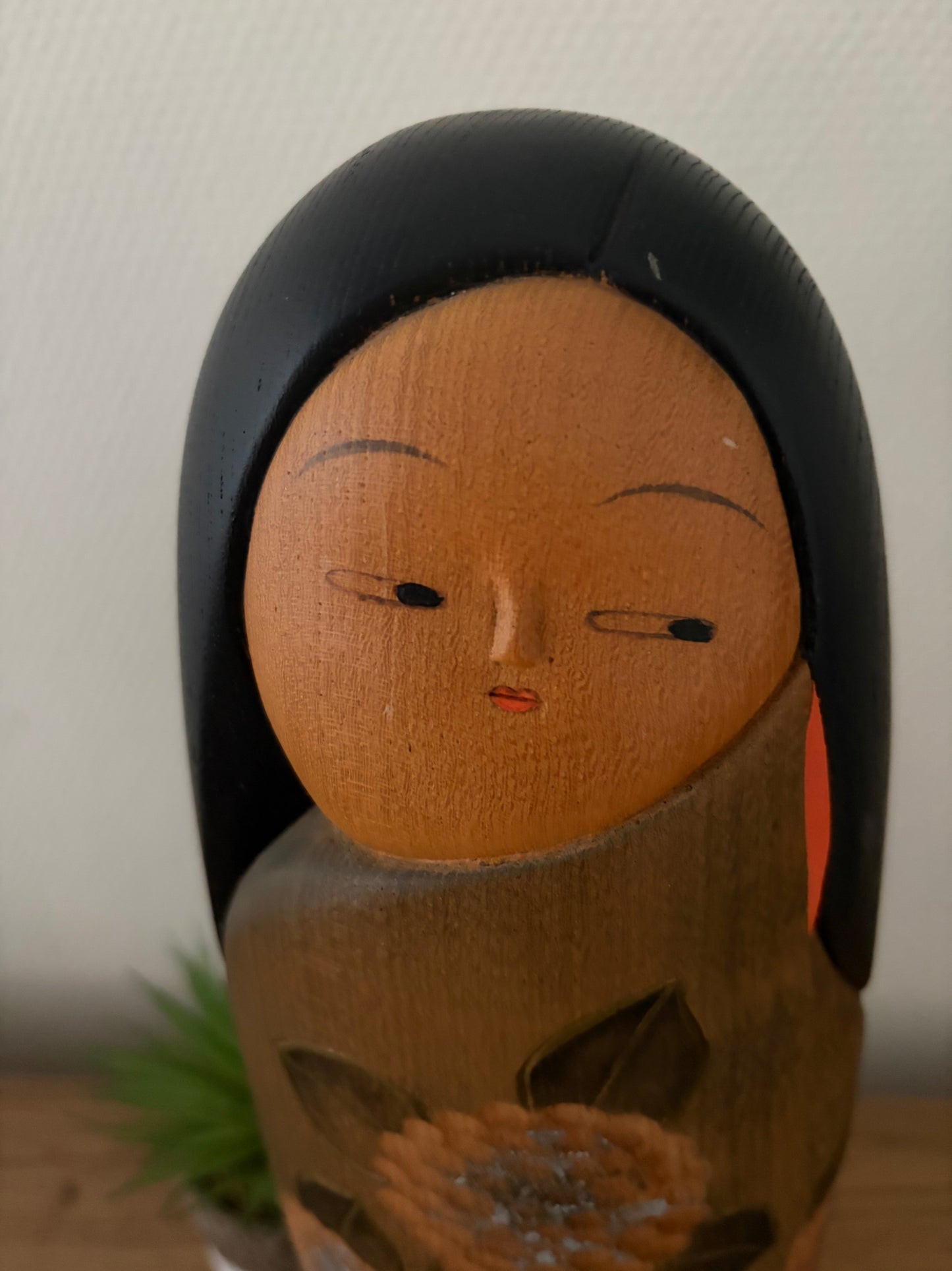 Exclusive Sosaku kokeshi by Aoki Ryoka (1931-) 41,5cm