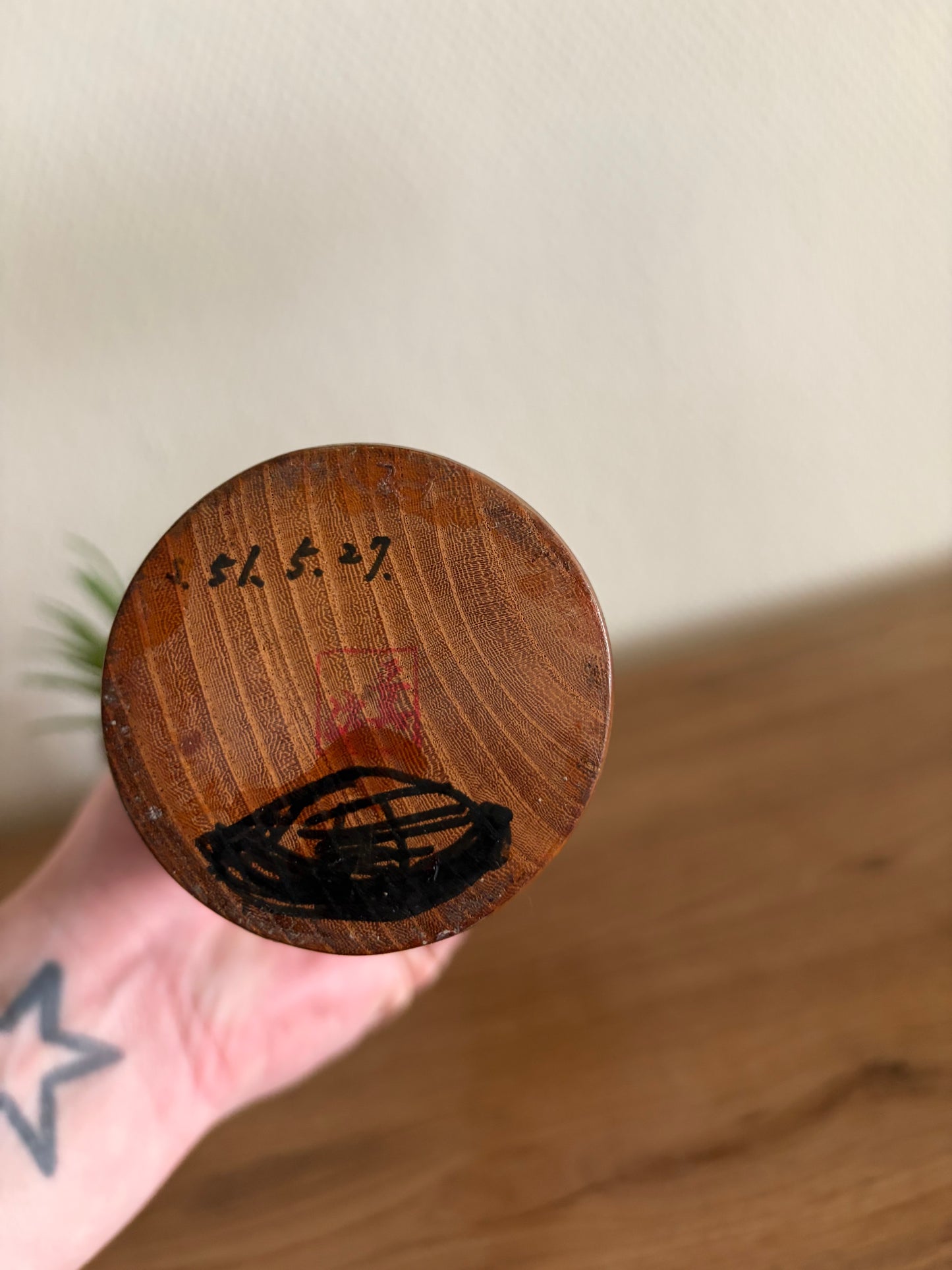 Rare Vintage Sosaku Kokeshi by Kato Masami (1925-)