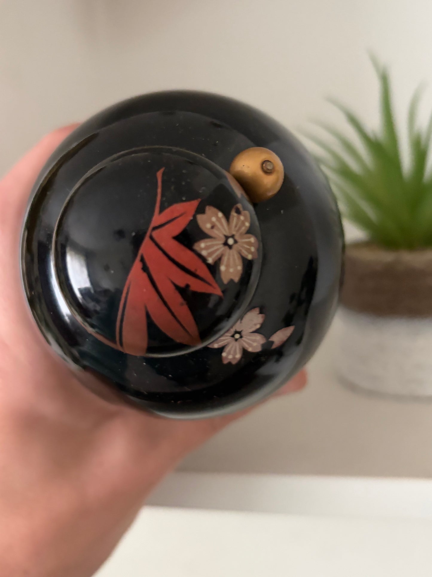 Beautiful vintage lacquer Sosaku kokeshi