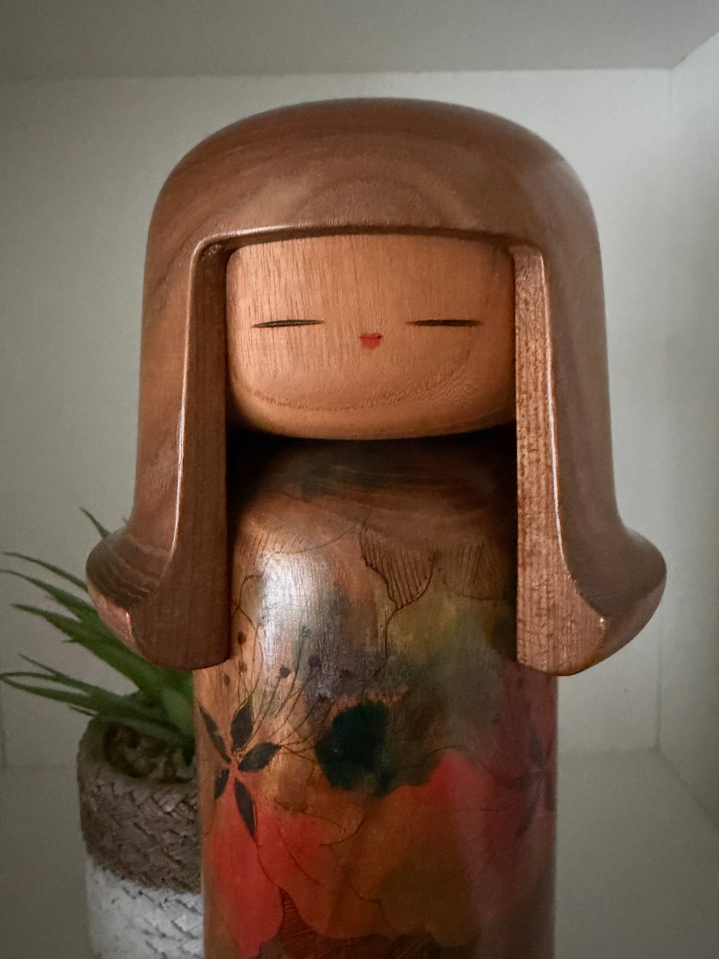 Rare vintage Sosaku kokeshi by Kato Masami (1925-)