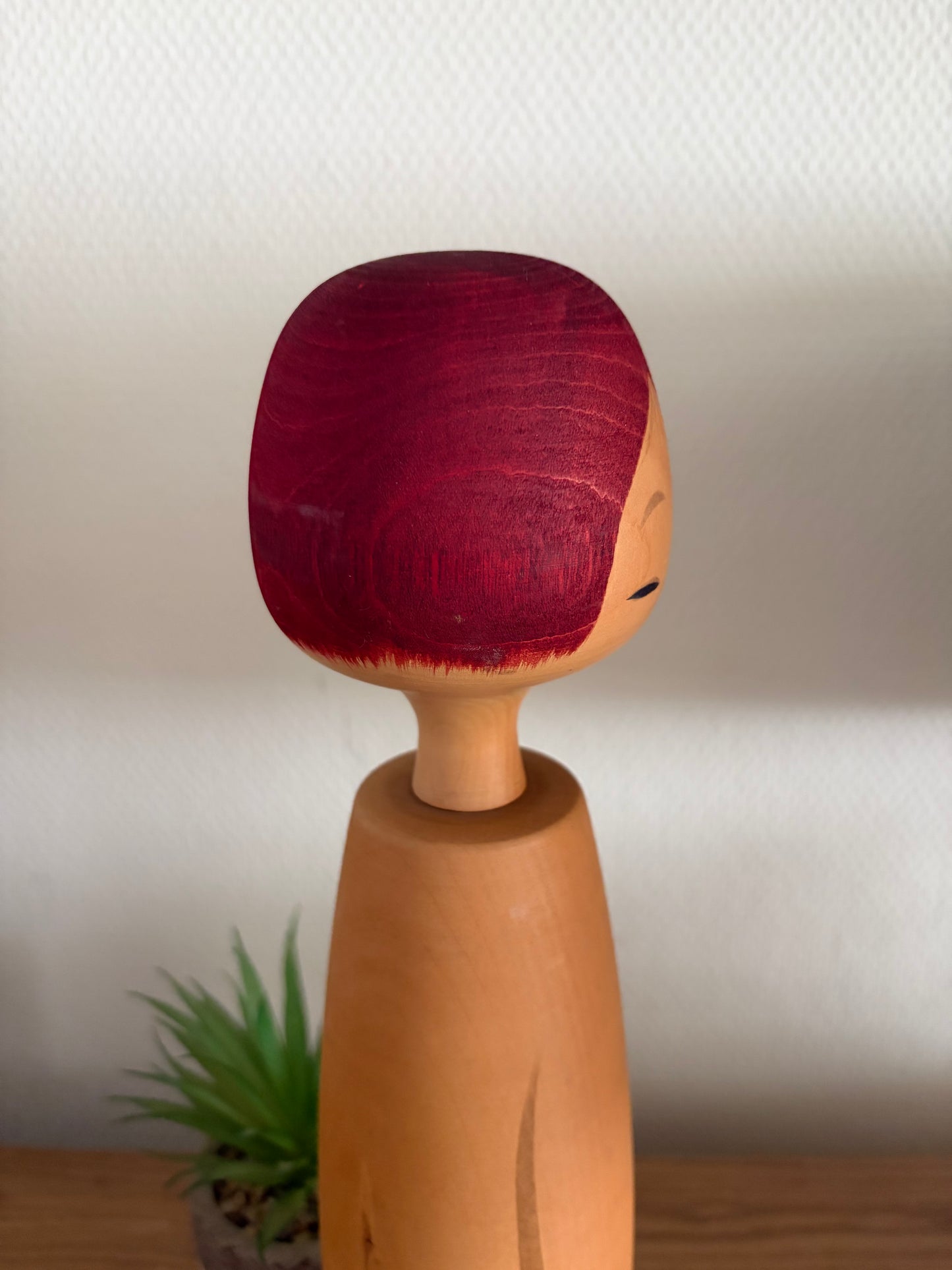 Exclusive vintage Sosaku kokeshi by Aoki Ryoka (1931-)