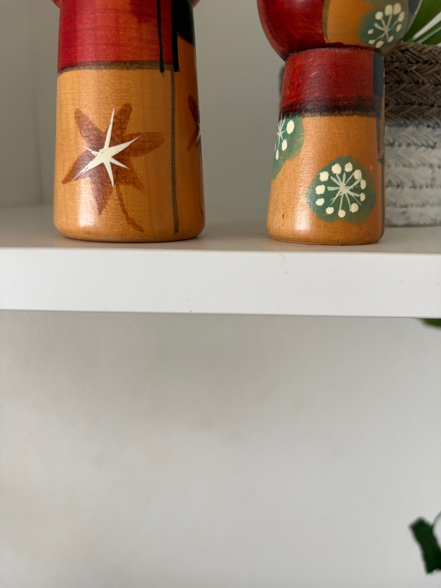 Vintage set creative kokeshi by Hajime Miyashita (1940-)
