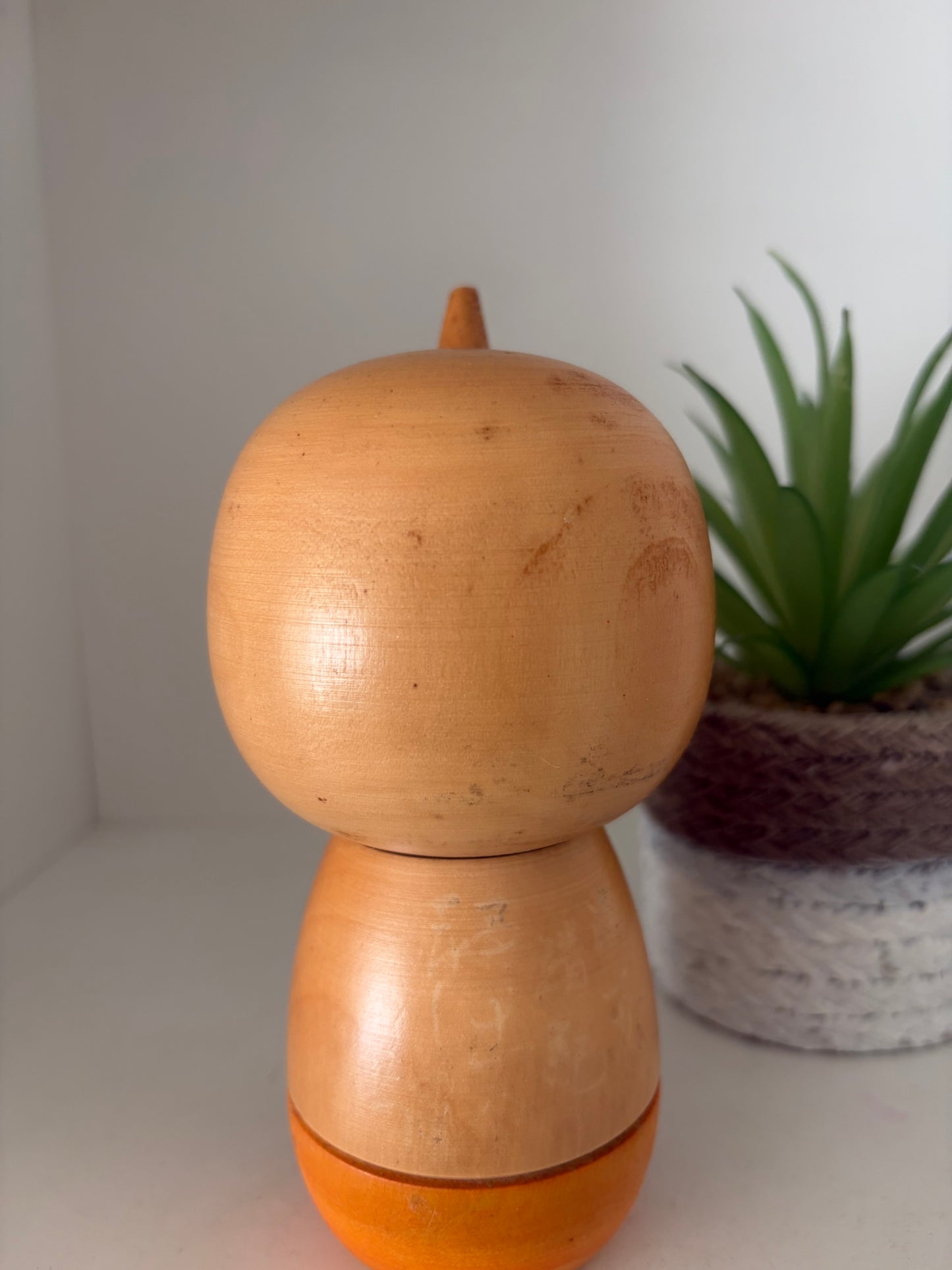 Rare vintage Oni kokeshi by Sato Suigai (1920-)