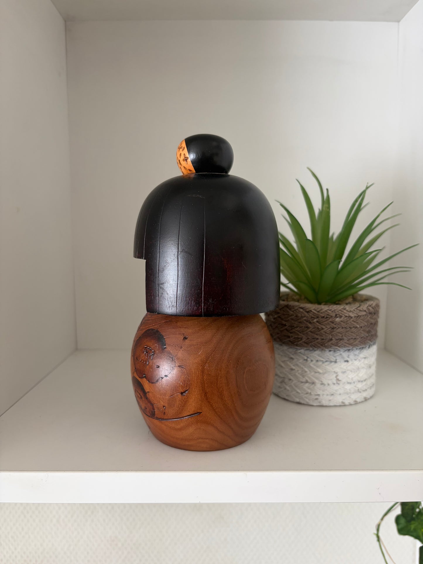 Vintage Gumma kokeshi by Kazuo Takamizawa (1927-)