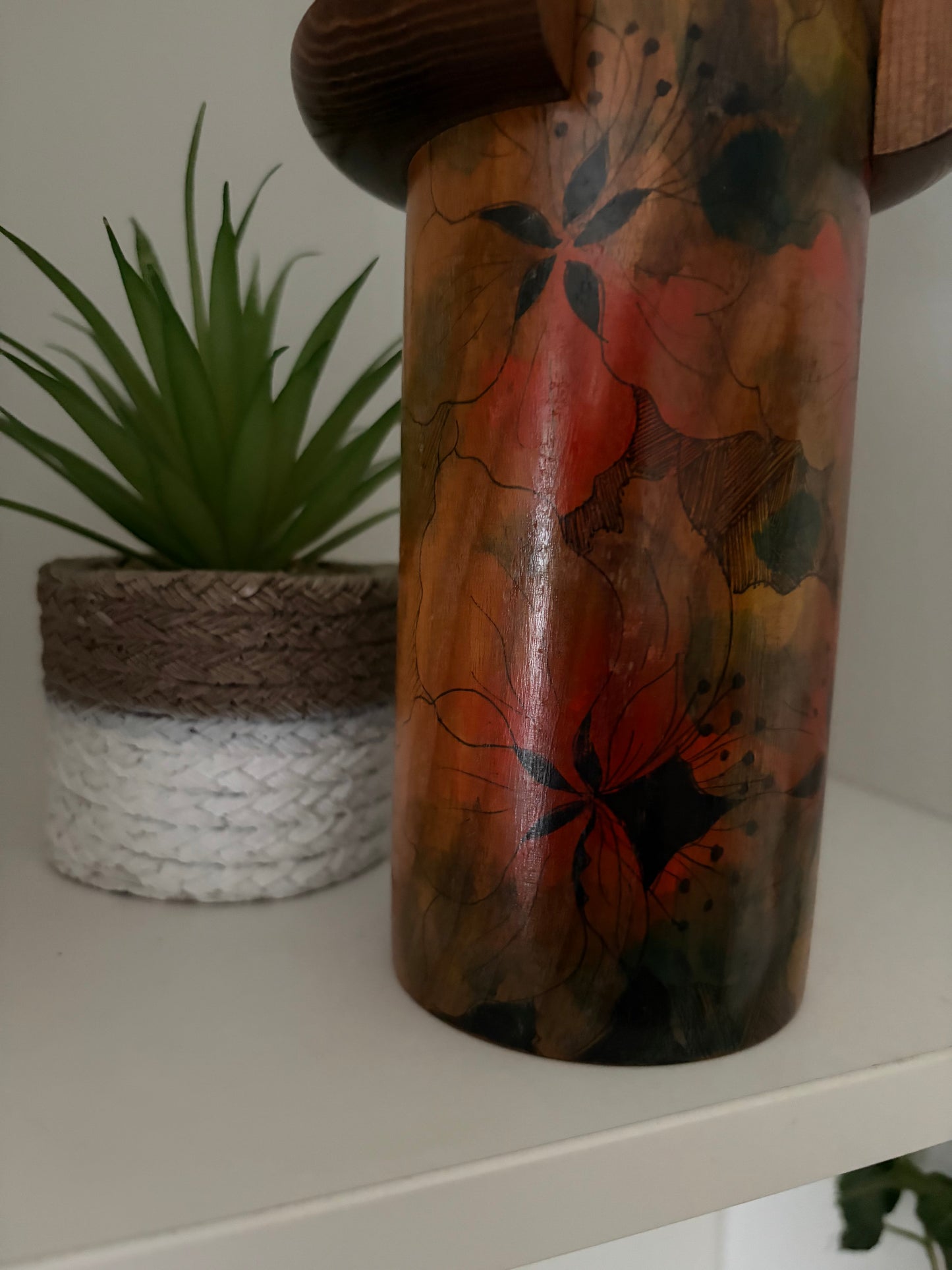 Rare vintage Sosaku kokeshi by Kato Masami (1925-)