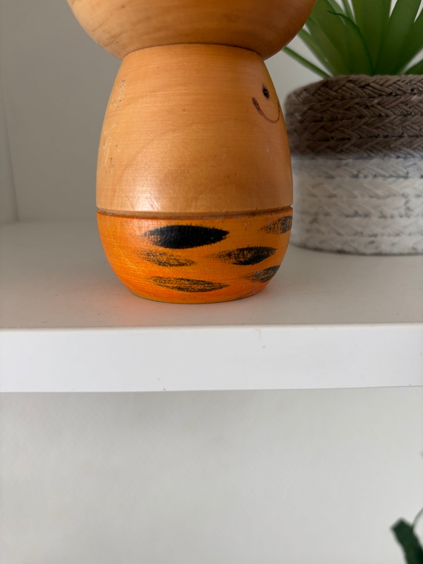 Rare vintage Oni kokeshi by Sato Suigai (1920-)
