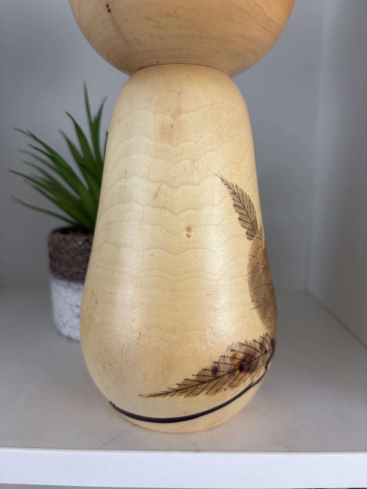 Vintage Sosaku kokeshi by Masao Watanabe (1917-2007)