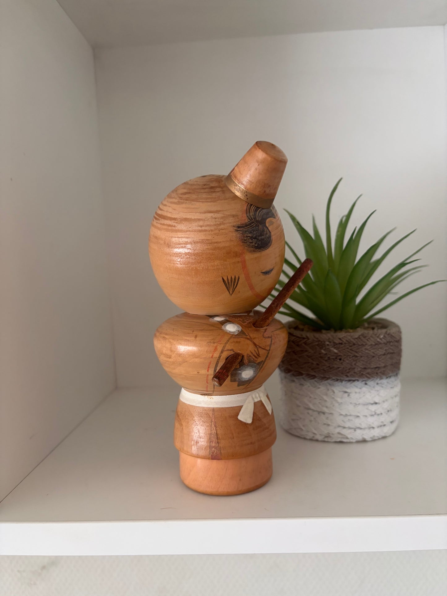 Rare Vintage creative kokeshi by Sansaku Sekiguchi (1925-2018)