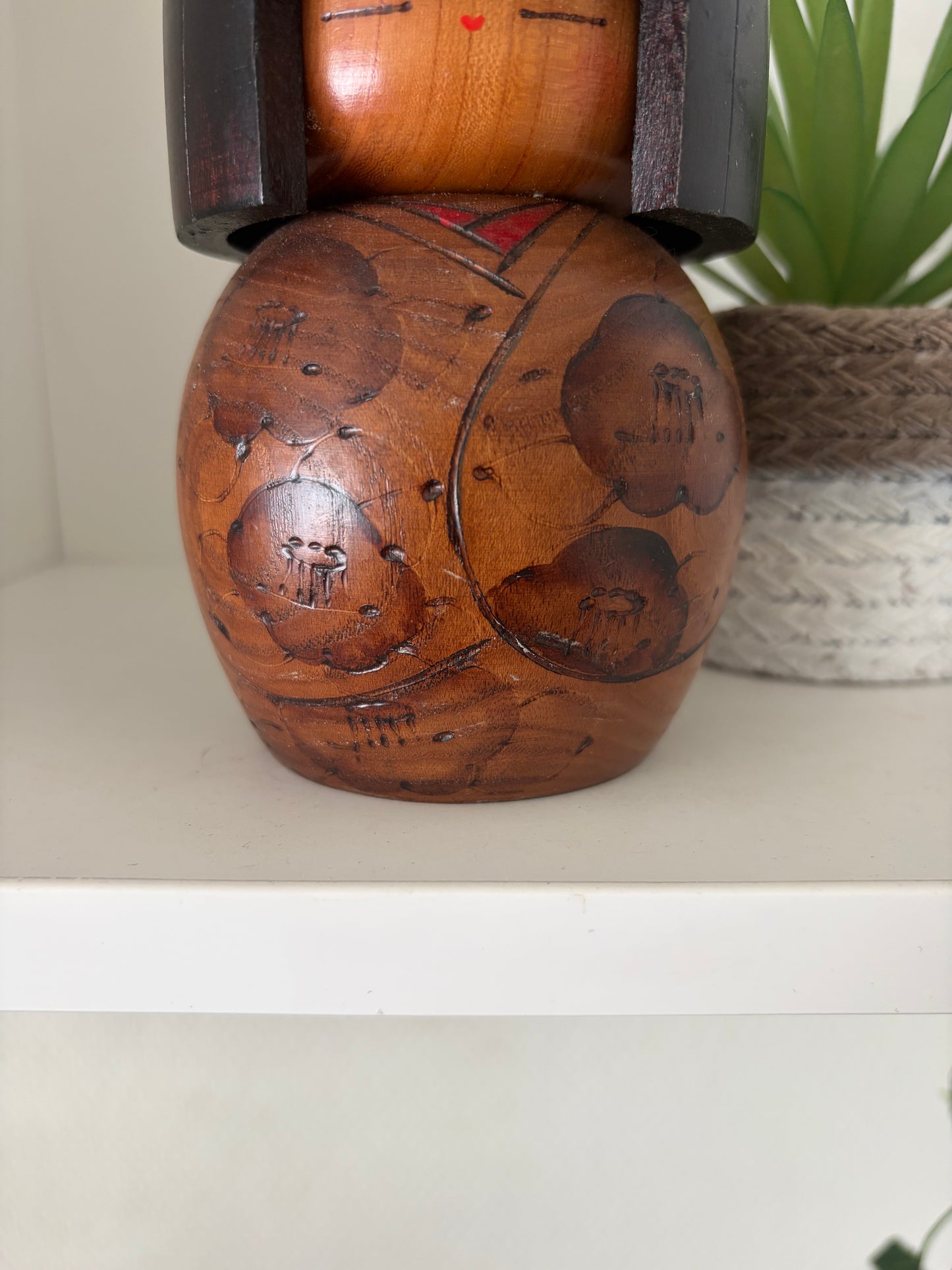 Vintage Gumma kokeshi by Kazuo Takamizawa (1927-)