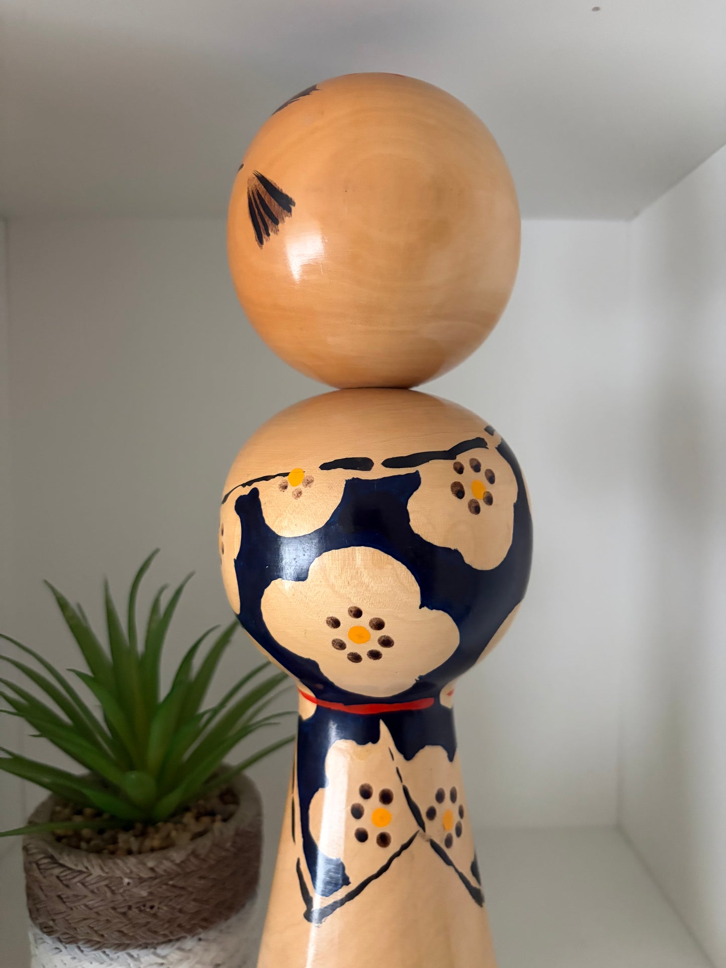 Vintage Japanese Sosaku Kokeshi by Kiyohara Takao (1916-)