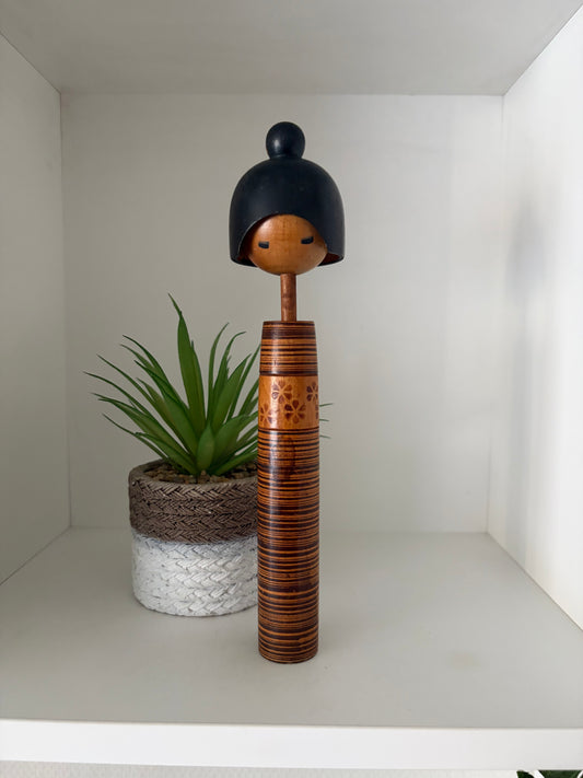Rare Vintage creative kokeshi by Takanashi Hanpuushi