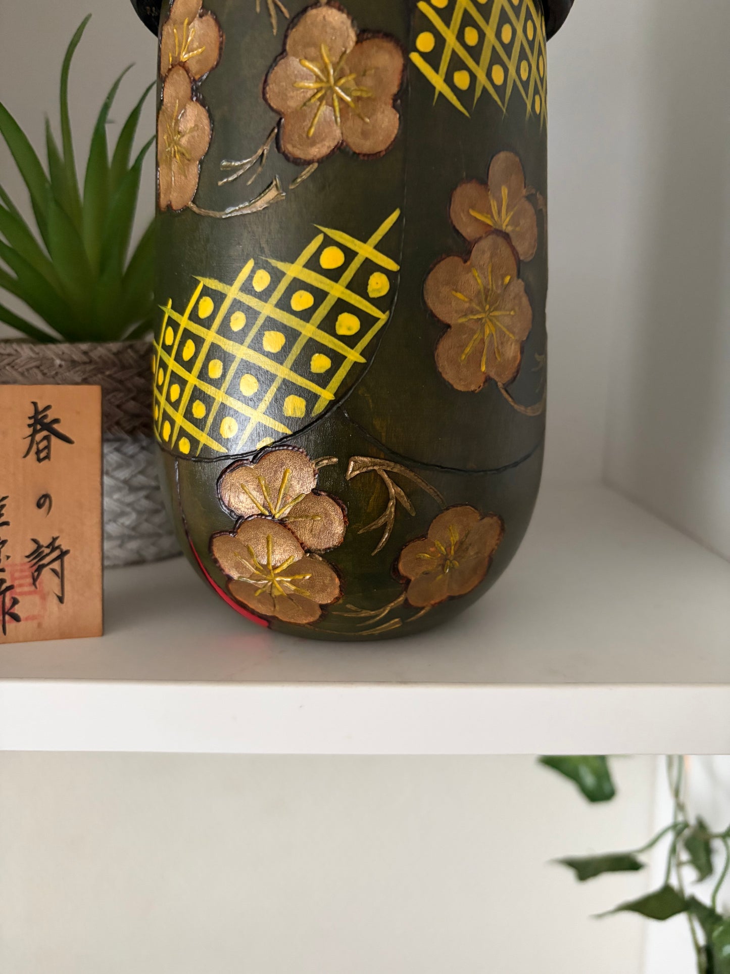 Rare vintage Sosaku kokeshi by Aramaki Kyoho