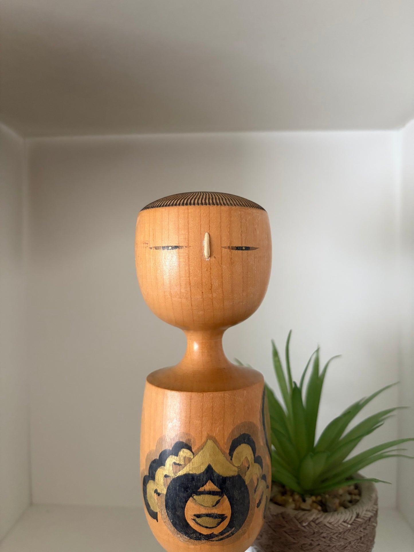 Rare Vintage Creative Kokeshi by Fukuju Yusa (1930-2001)