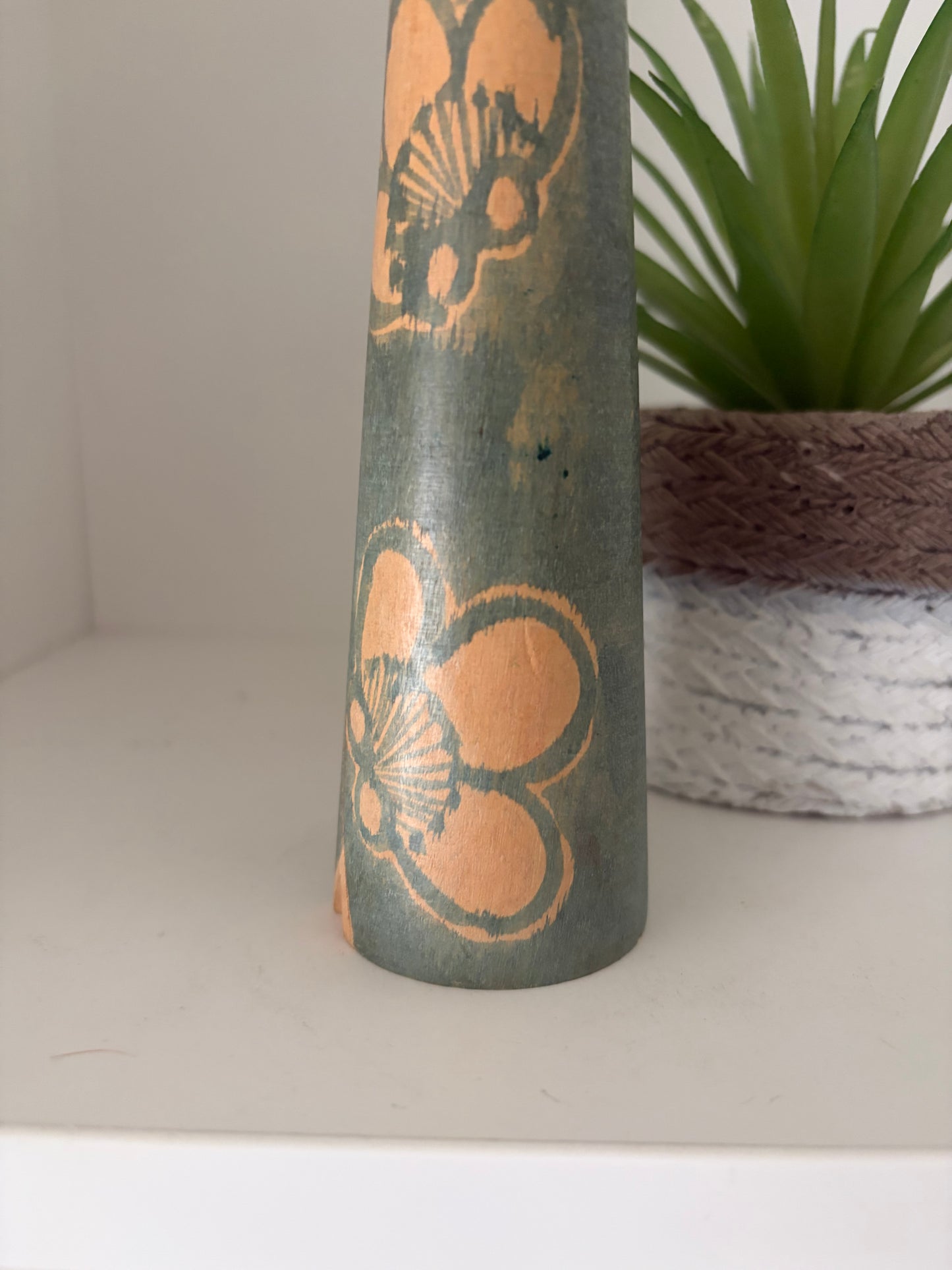 Vintage creative kokeshi by Issetsu Kuribayashi (1924-2011)