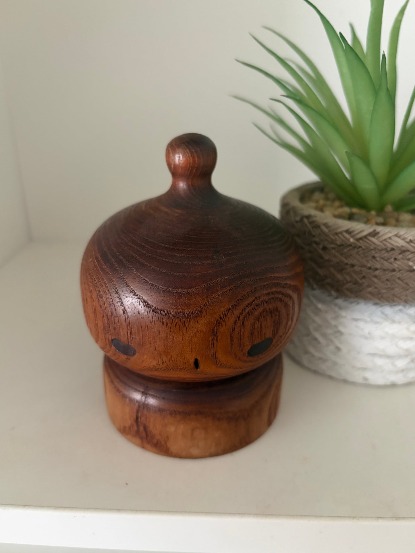 Rare creative kokeshi by Hideo Ishihara (1925-1999)