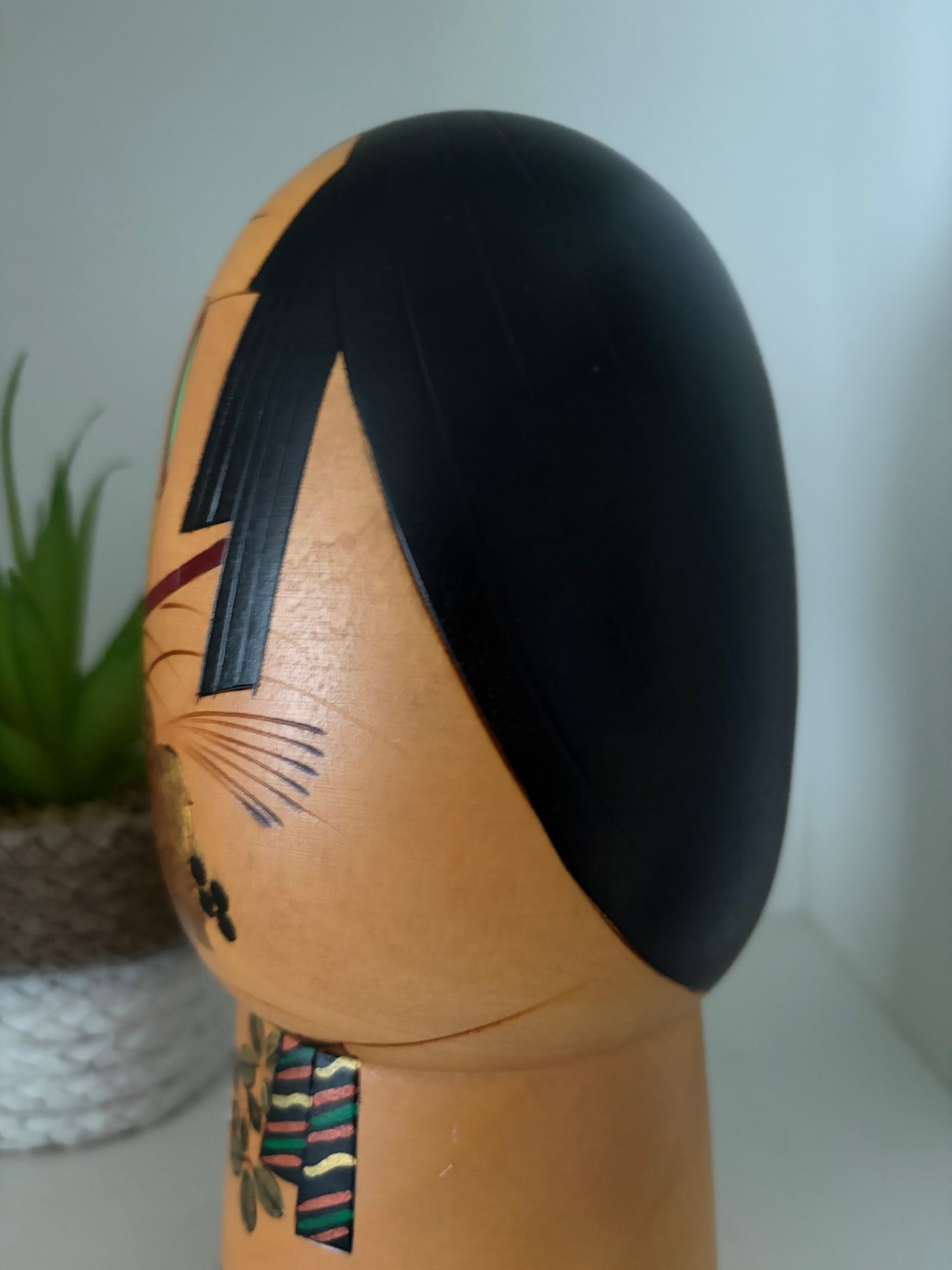 Rare vintage Sosaku kokeshi by Sato Suigai (1920-)