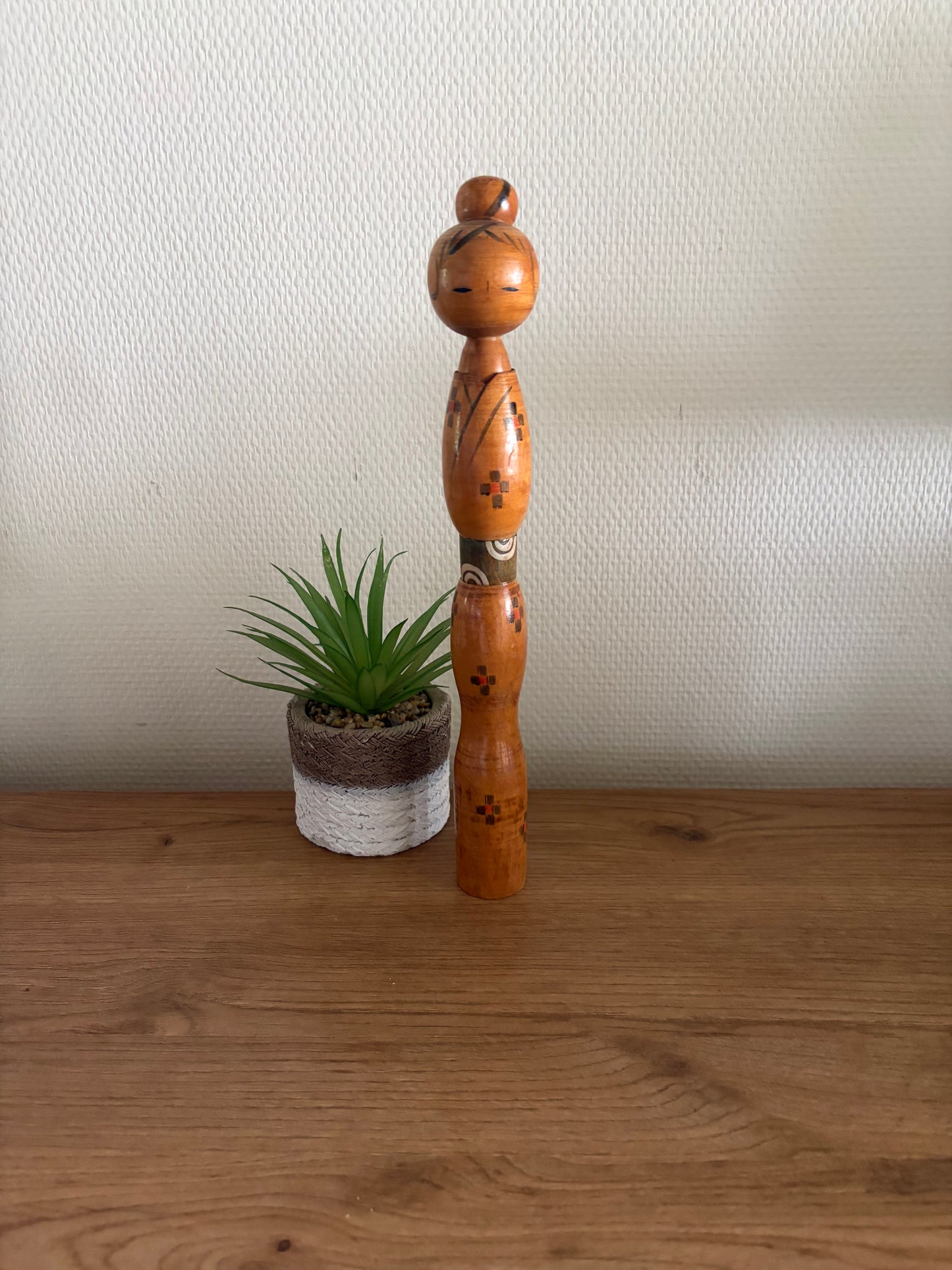 Rare vintage creative kokeshi by Inosuke Kobayashi (1931-)