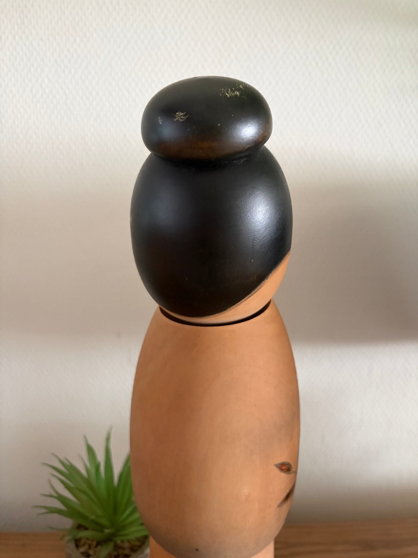 Exclusive vintage Sosaku kokeshi by Aoki Ryoka (1931-)