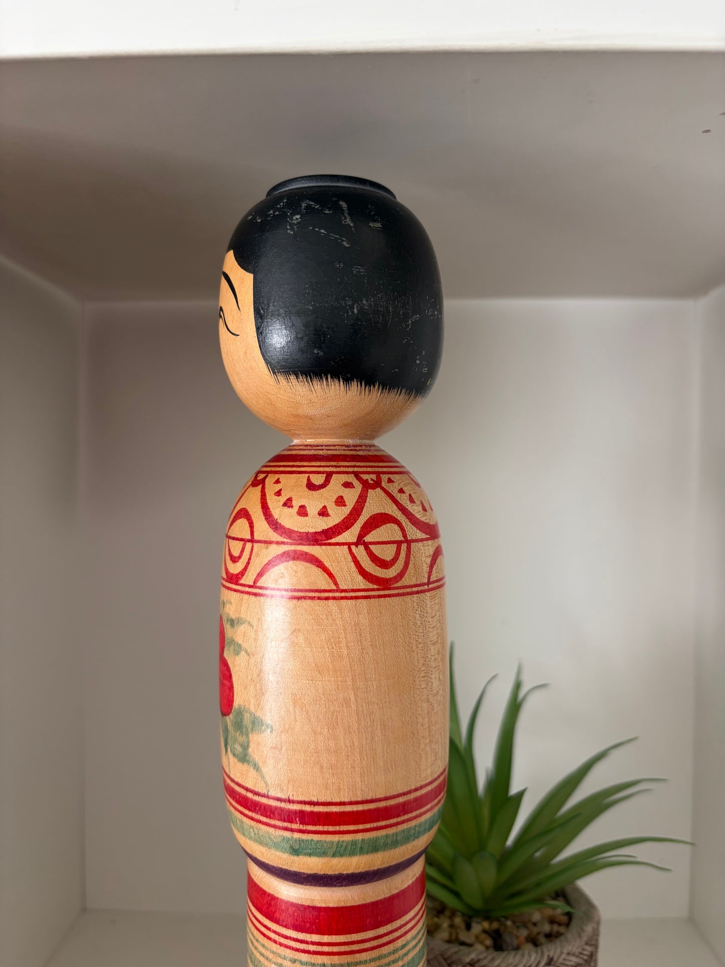 Vintage Tsugaro Kokeshi by Okuse Tetsunori (1940-1992)