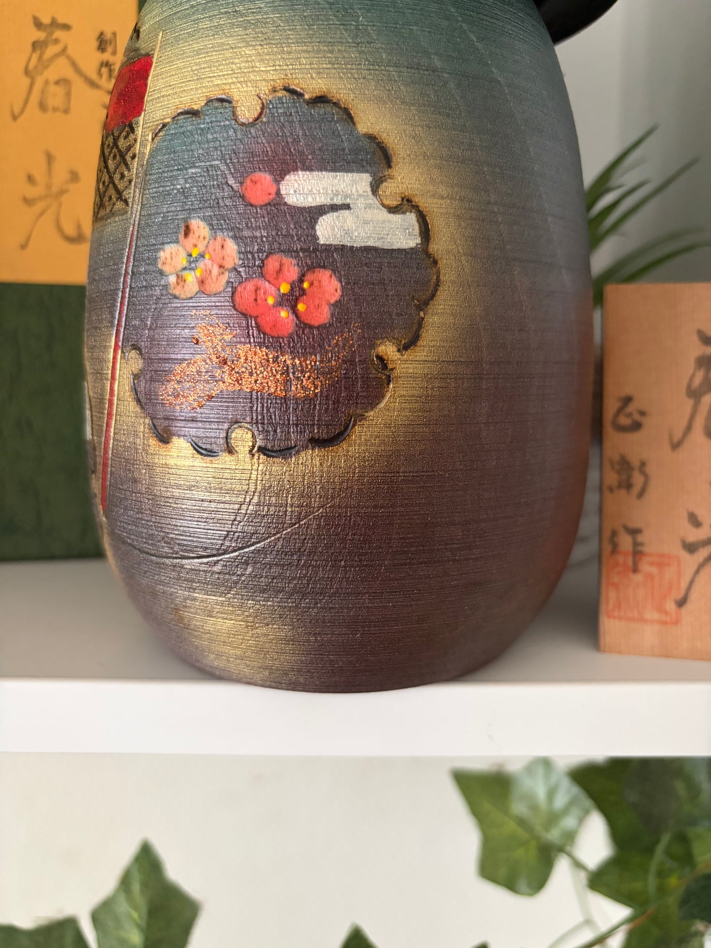 Vintage Gumma kokeshi by Fujikawa Masae