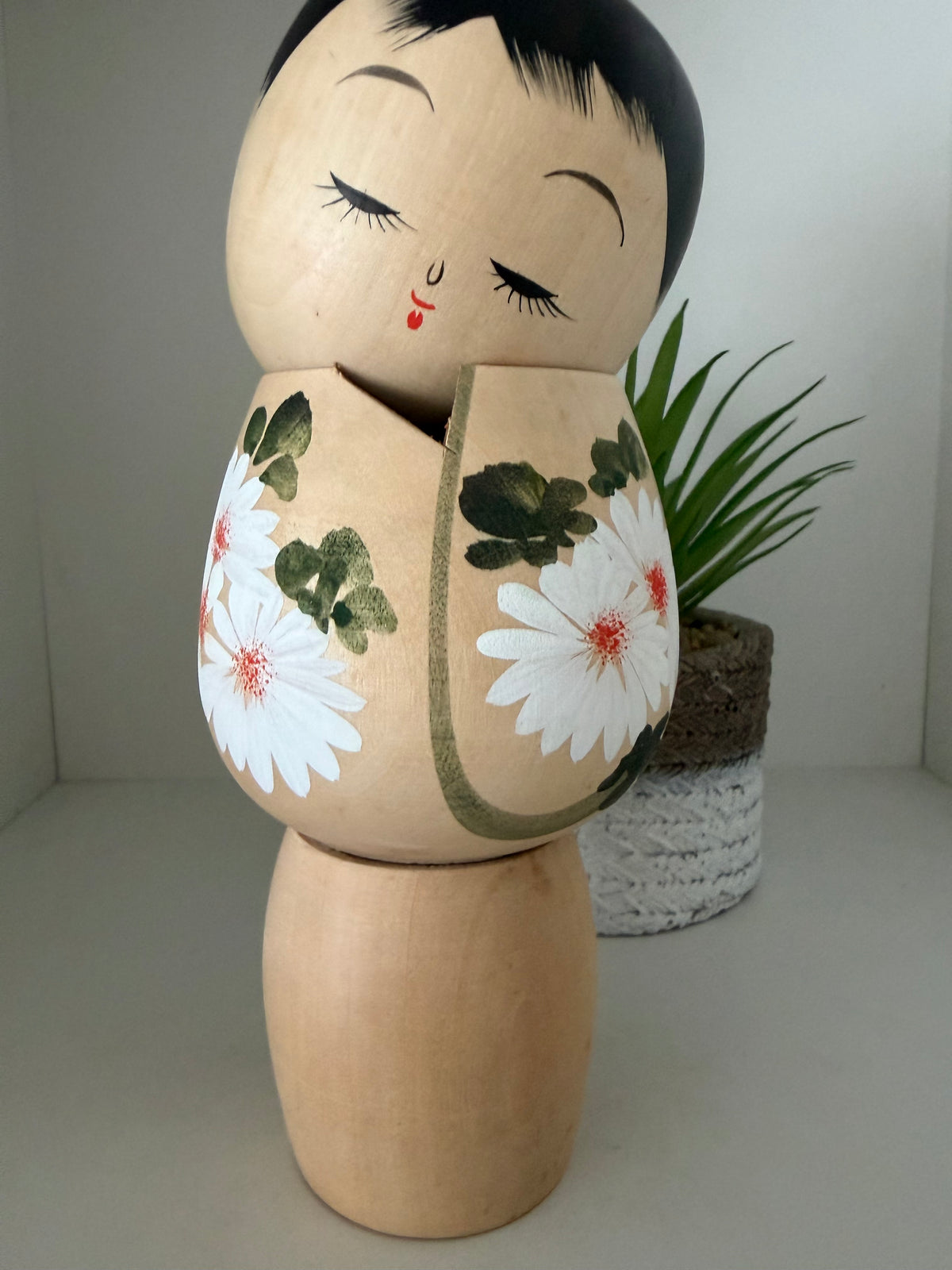 Vintage Sosaku kokeshi by Sato Kouson