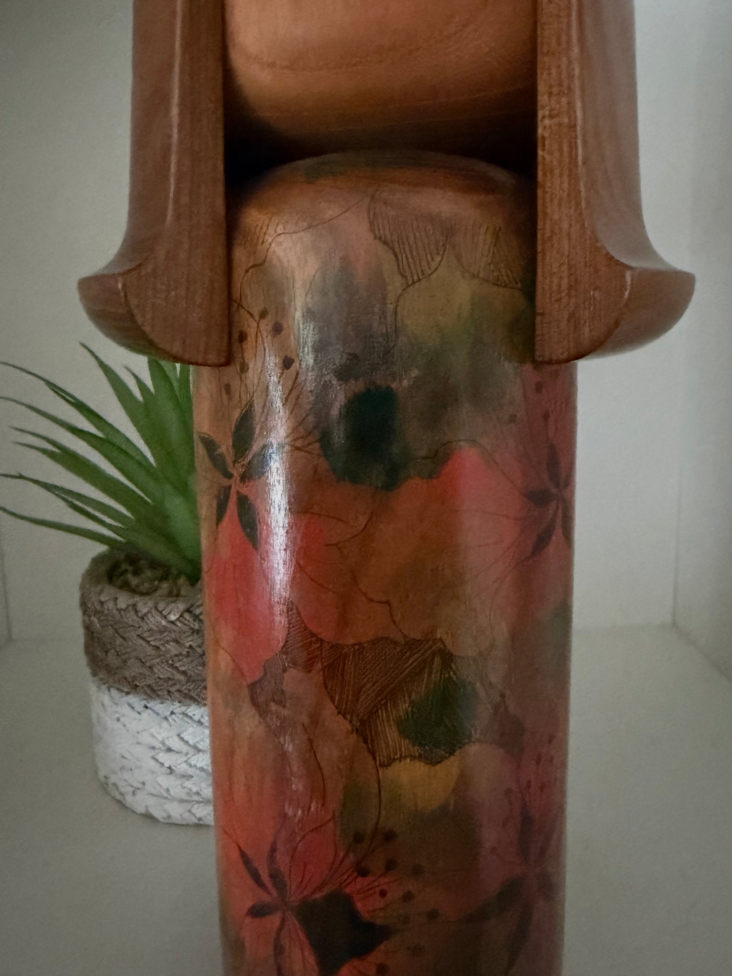 Rare vintage Sosaku kokeshi by Kato Masami (1925-)