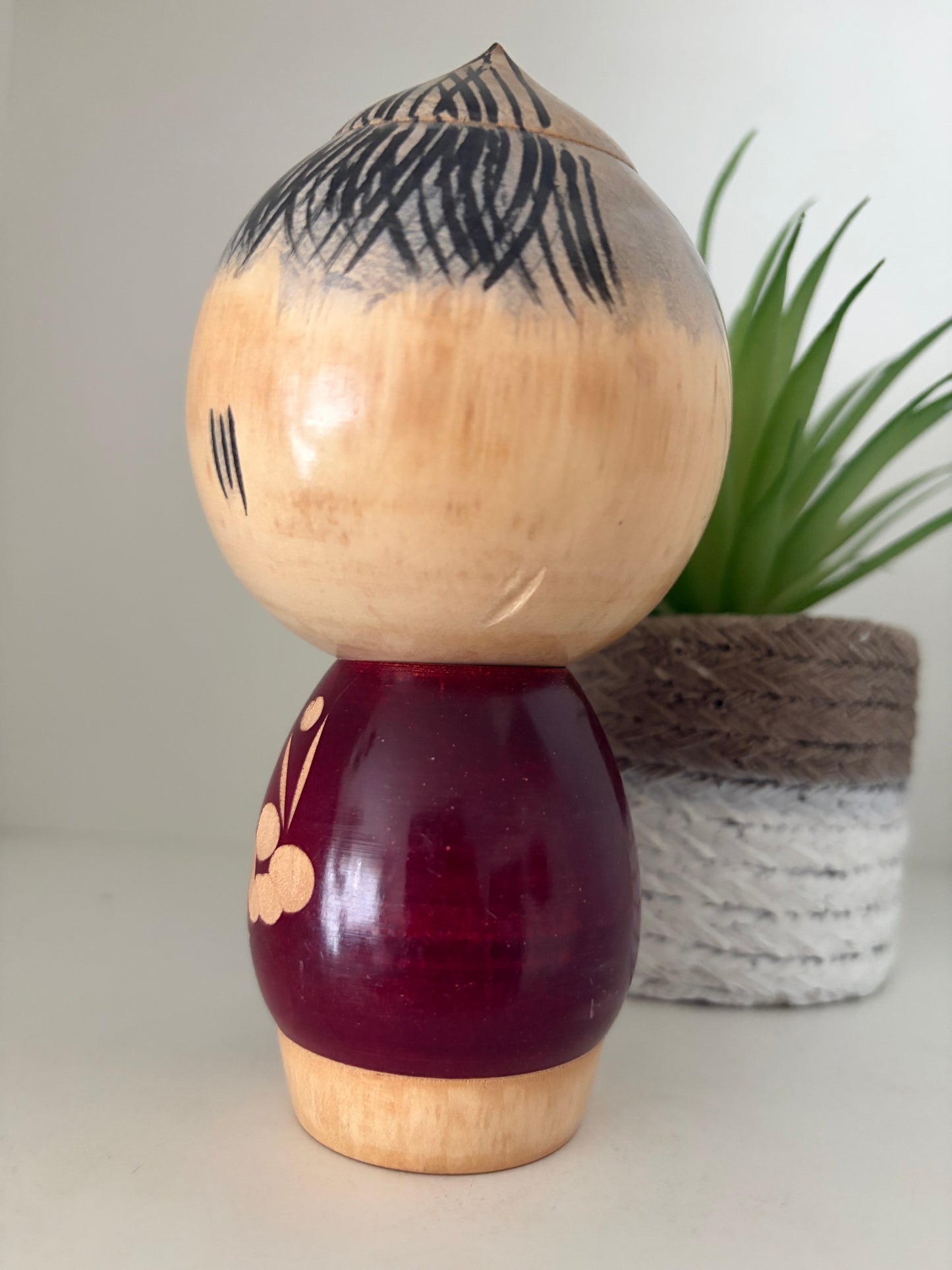 Rare vintage Sosaku kokeshi by Yuji Kawase (1938-)