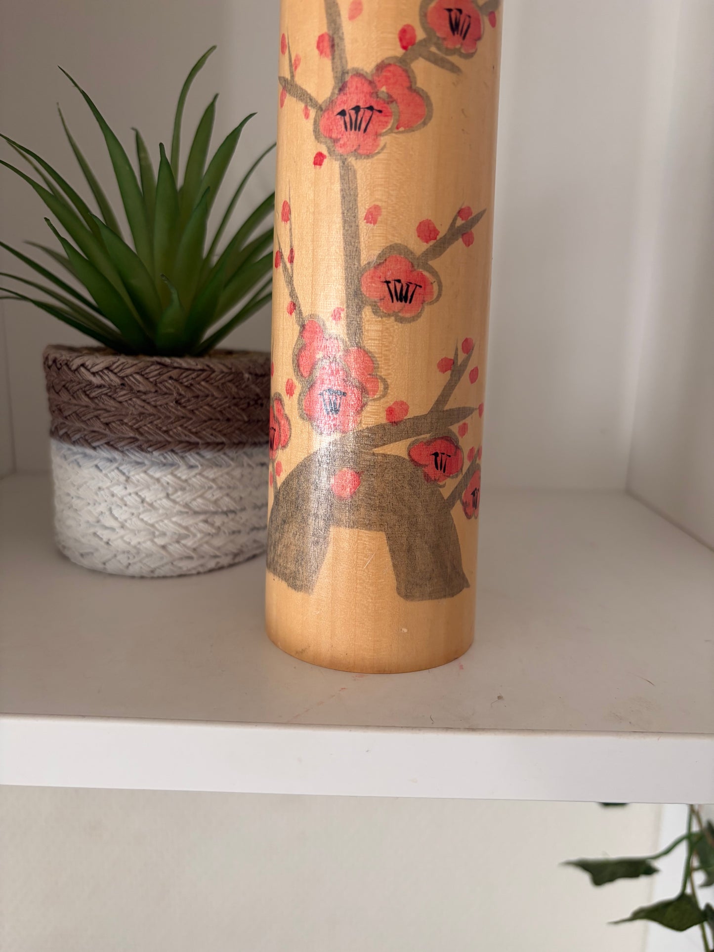 Vintage Sosaku kokeshi by Eiko Shibata (1924-) - Dated 1990