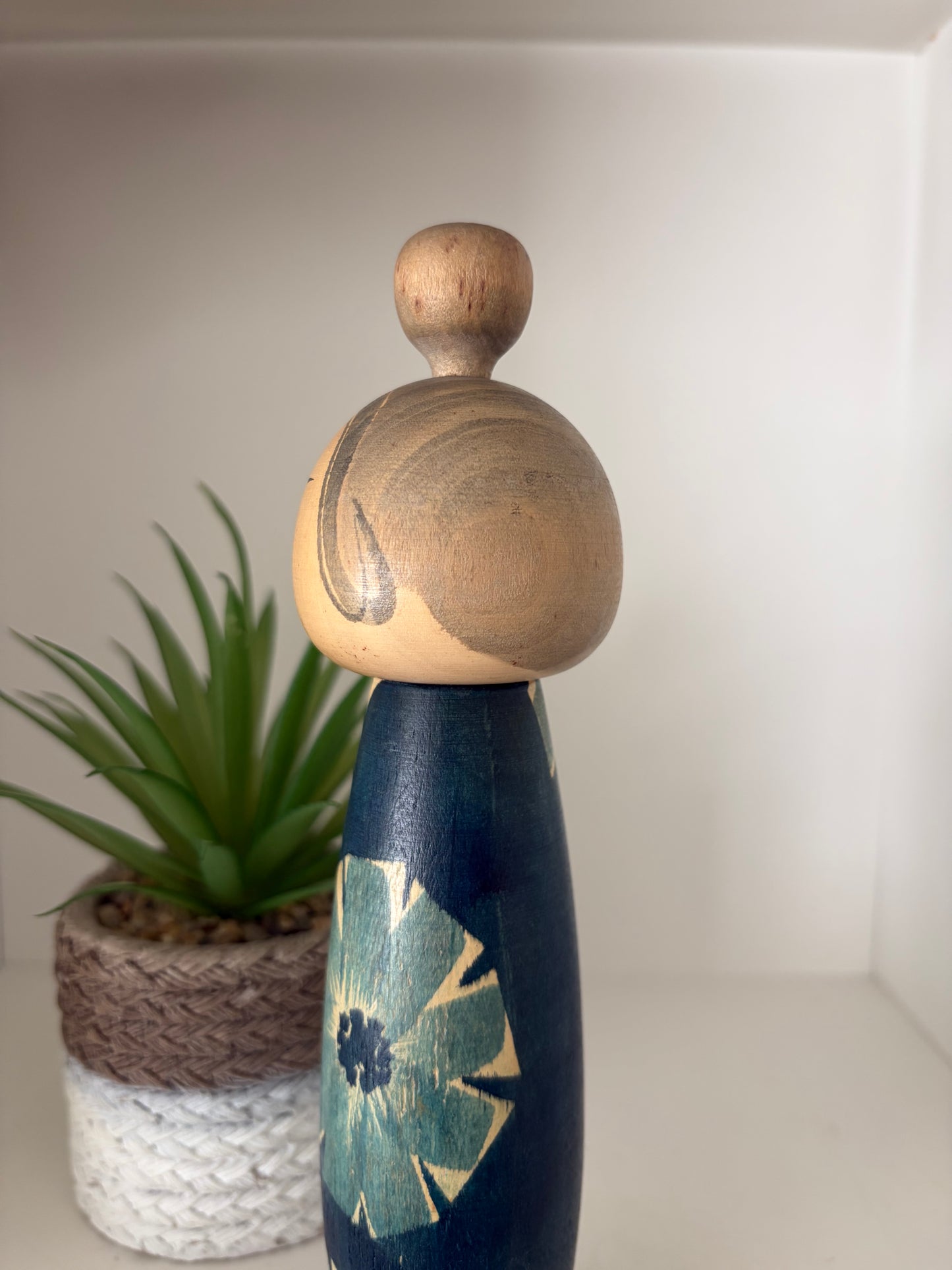 Vintage creative kokeshi by Issetsu Kuribayashi (1924-2011)