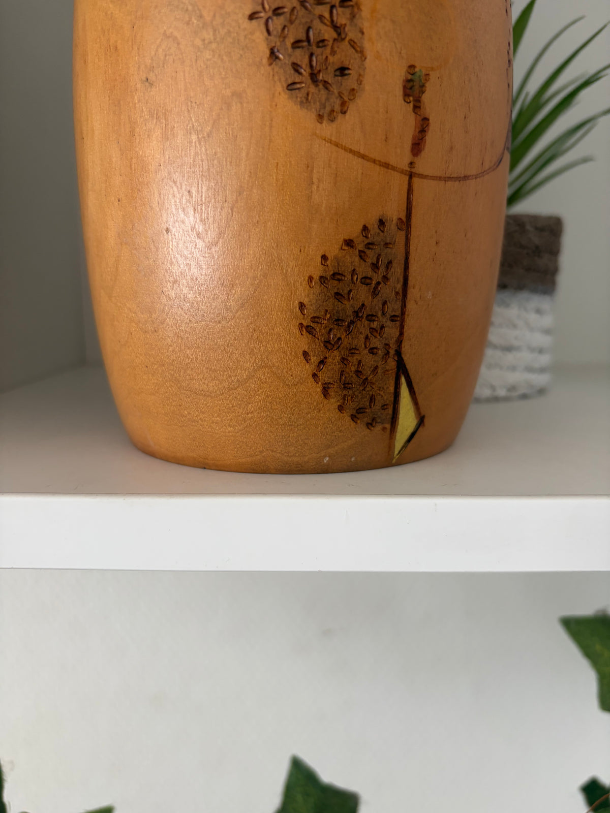 Rare vintage Gumma kokeshi by Uchida Shinichiro