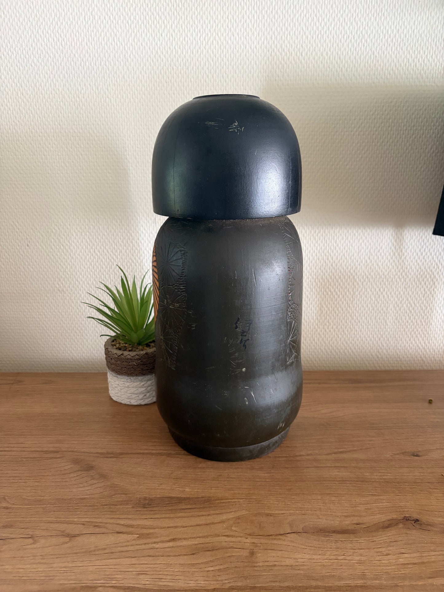 Rare vintage Gumma kokeshi by Inosuke Kobayashi (1931-)