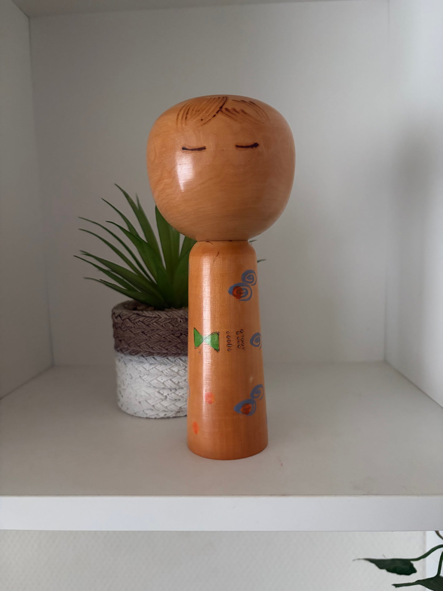 Rare vintage Sosaku kokeshi by Yuji Kawase (1938-)