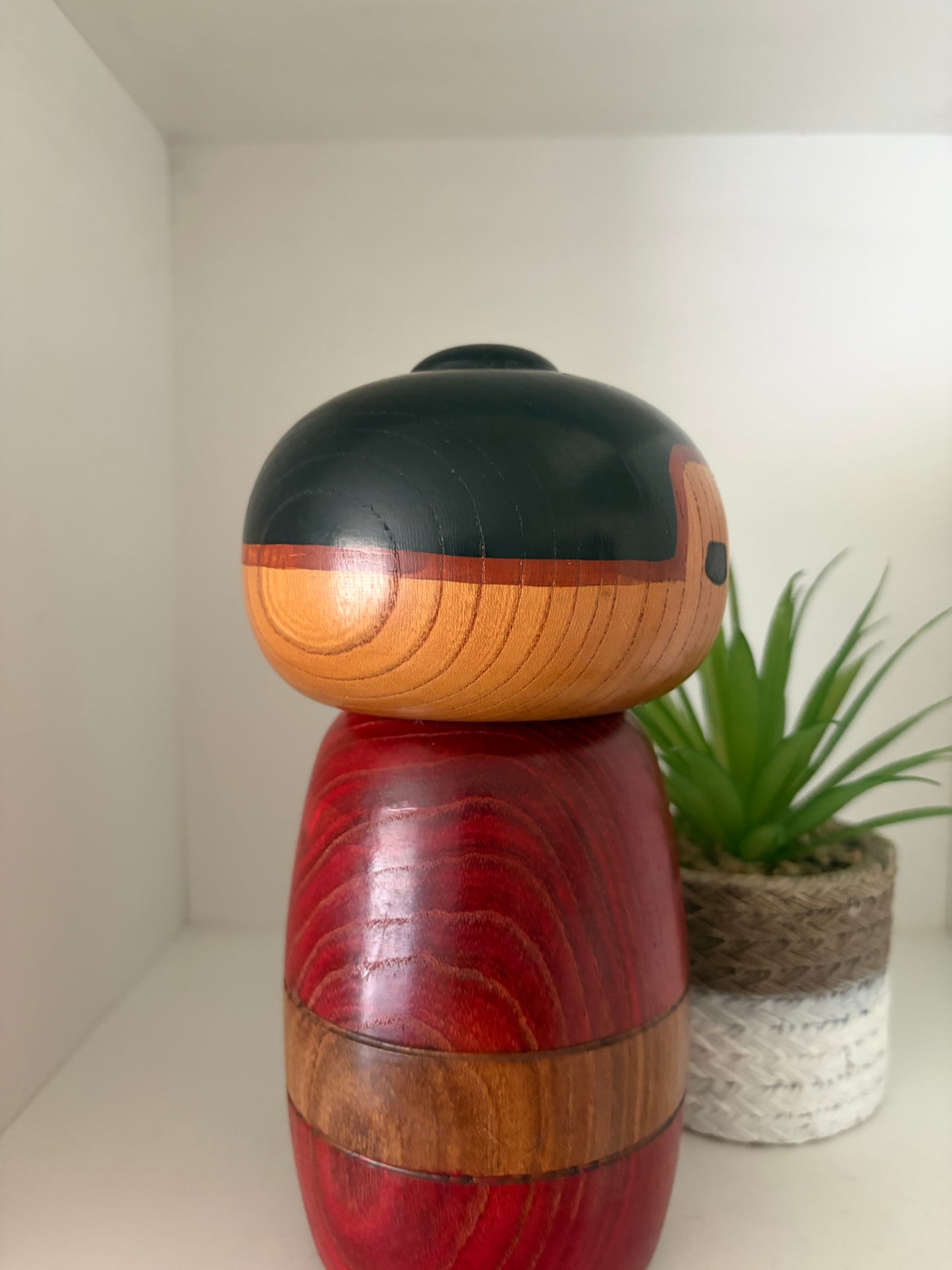 Rare vintage Sosaku kokeshi mad by Sanpei Yamanaka (1926-2012)