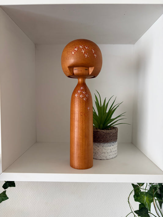 Exclusive Vintage kokeshi made by Sansaku Sekiguchi (1925-2018)
