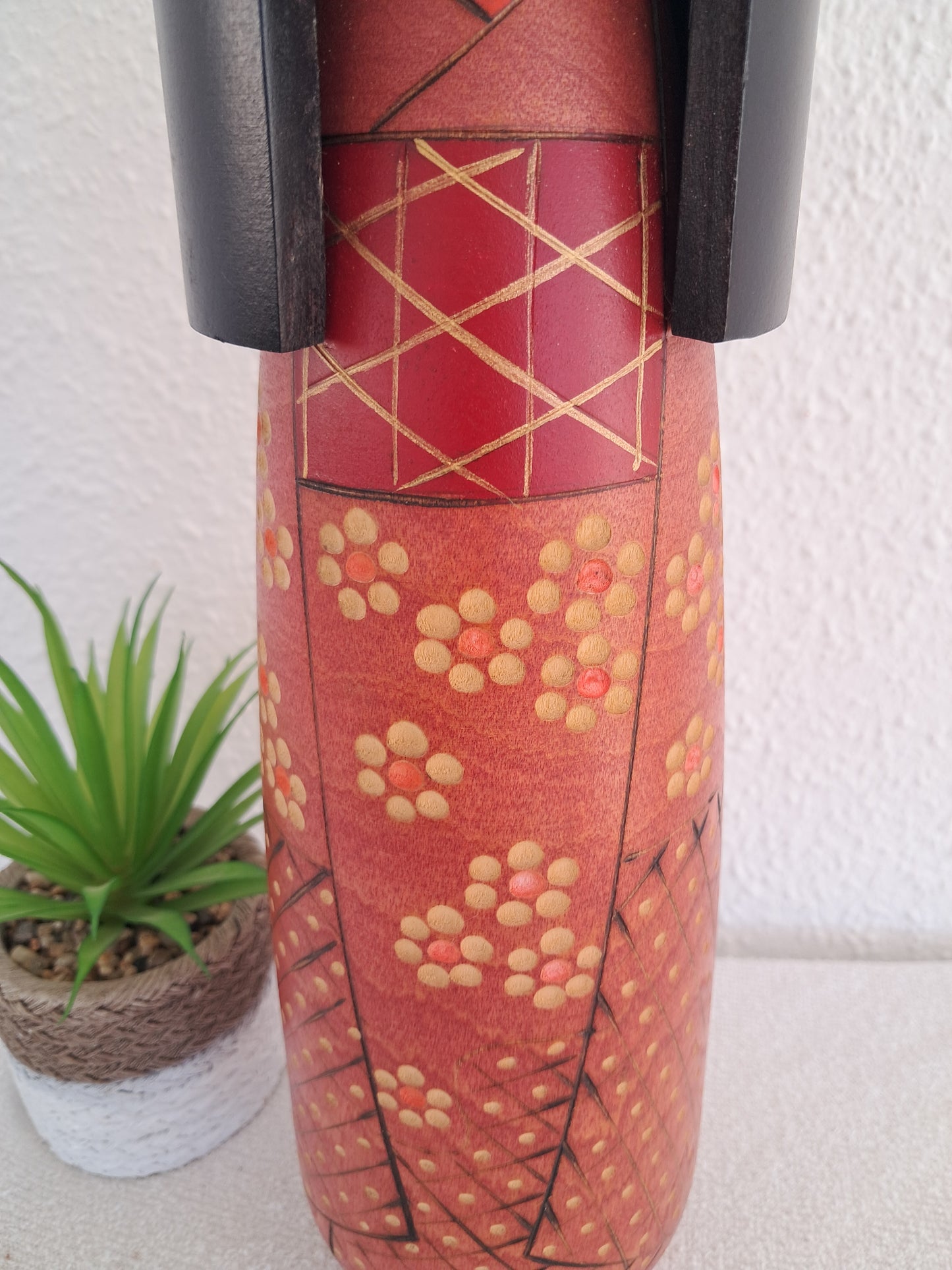 Vintage XL Gumma Kokeshi made by Kazuo Takamizawa (1927-)