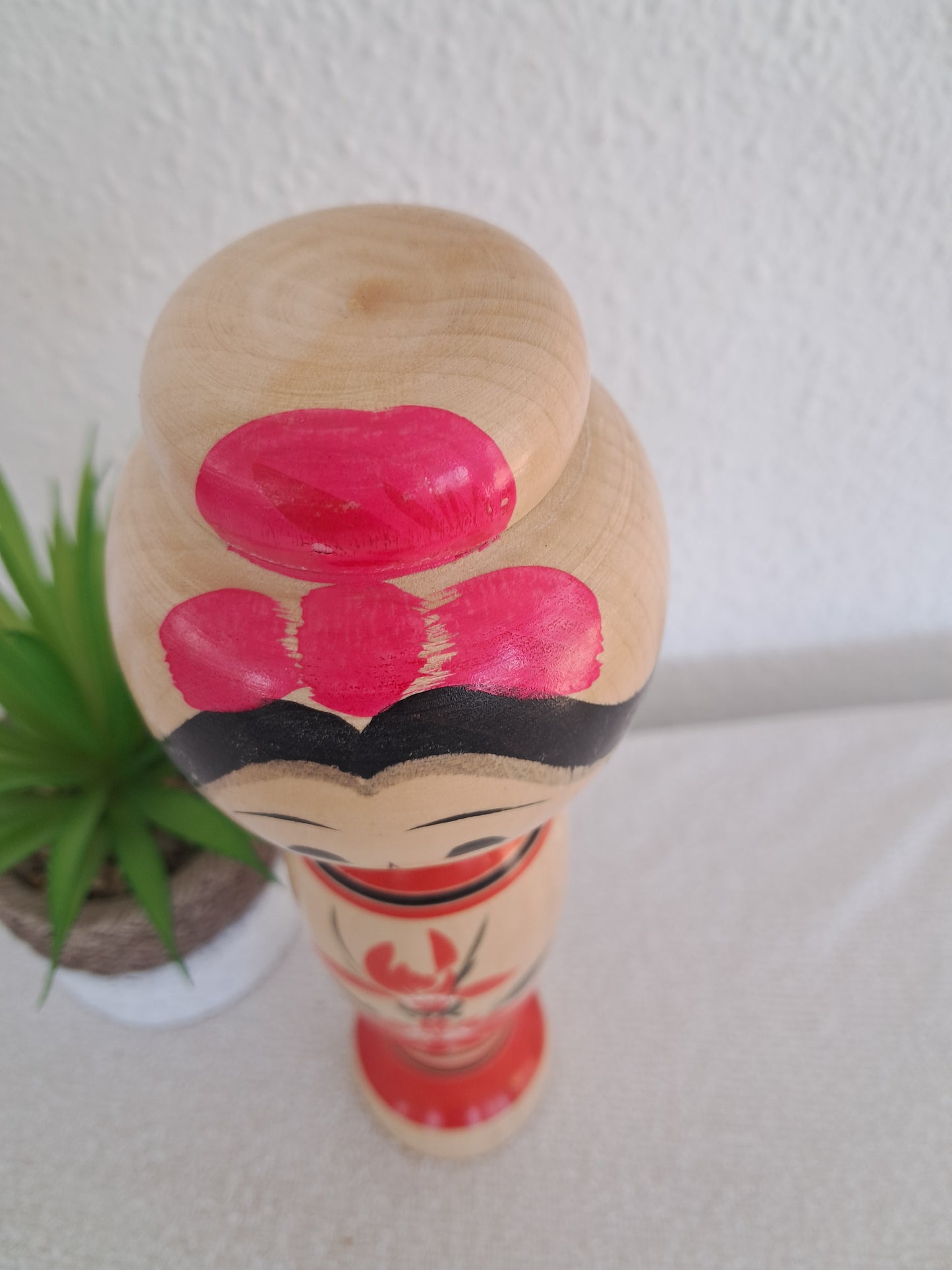 Vintage traditional kokeshi made by Agatsuma Takichi