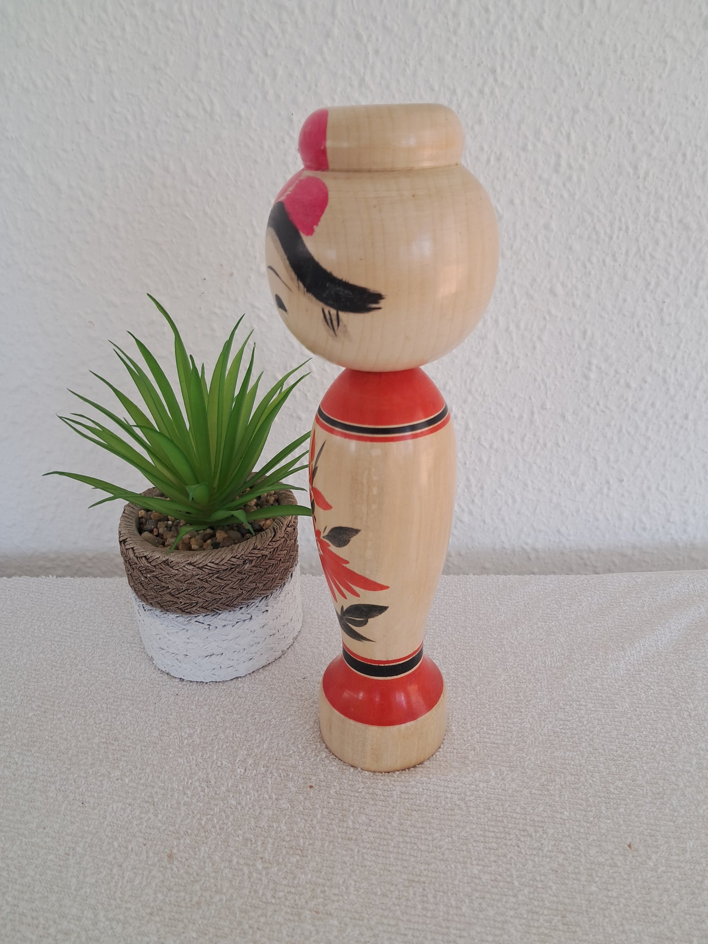 Vintage traditional kokeshi made by Agatsuma Takichi