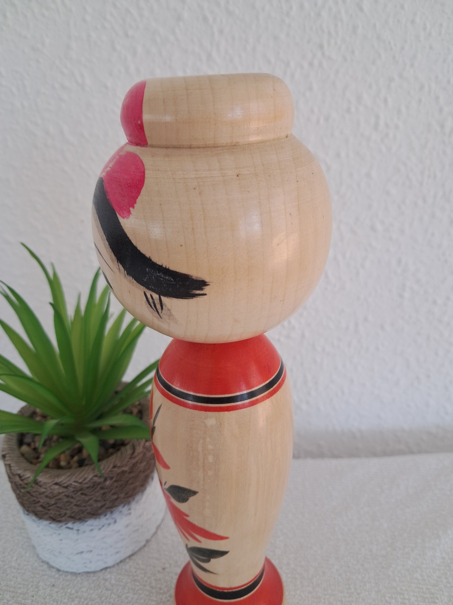 Vintage traditional kokeshi made by Agatsuma Takichi