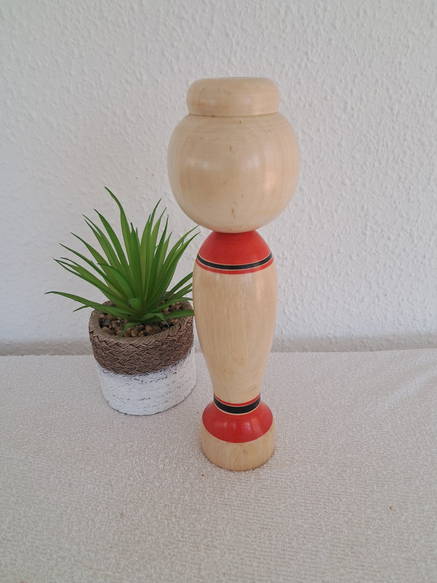 Vintage traditional kokeshi made by Agatsuma Takichi