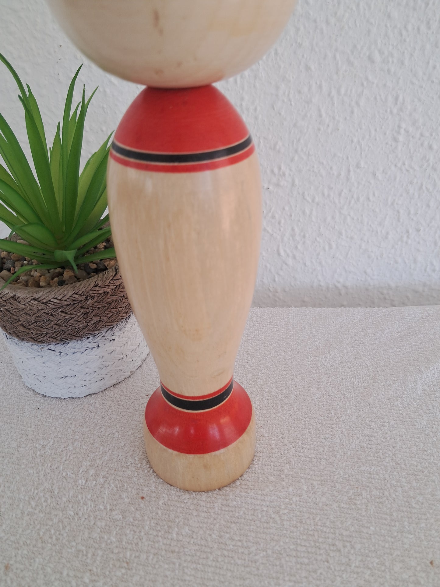 Vintage traditional kokeshi made by Agatsuma Takichi