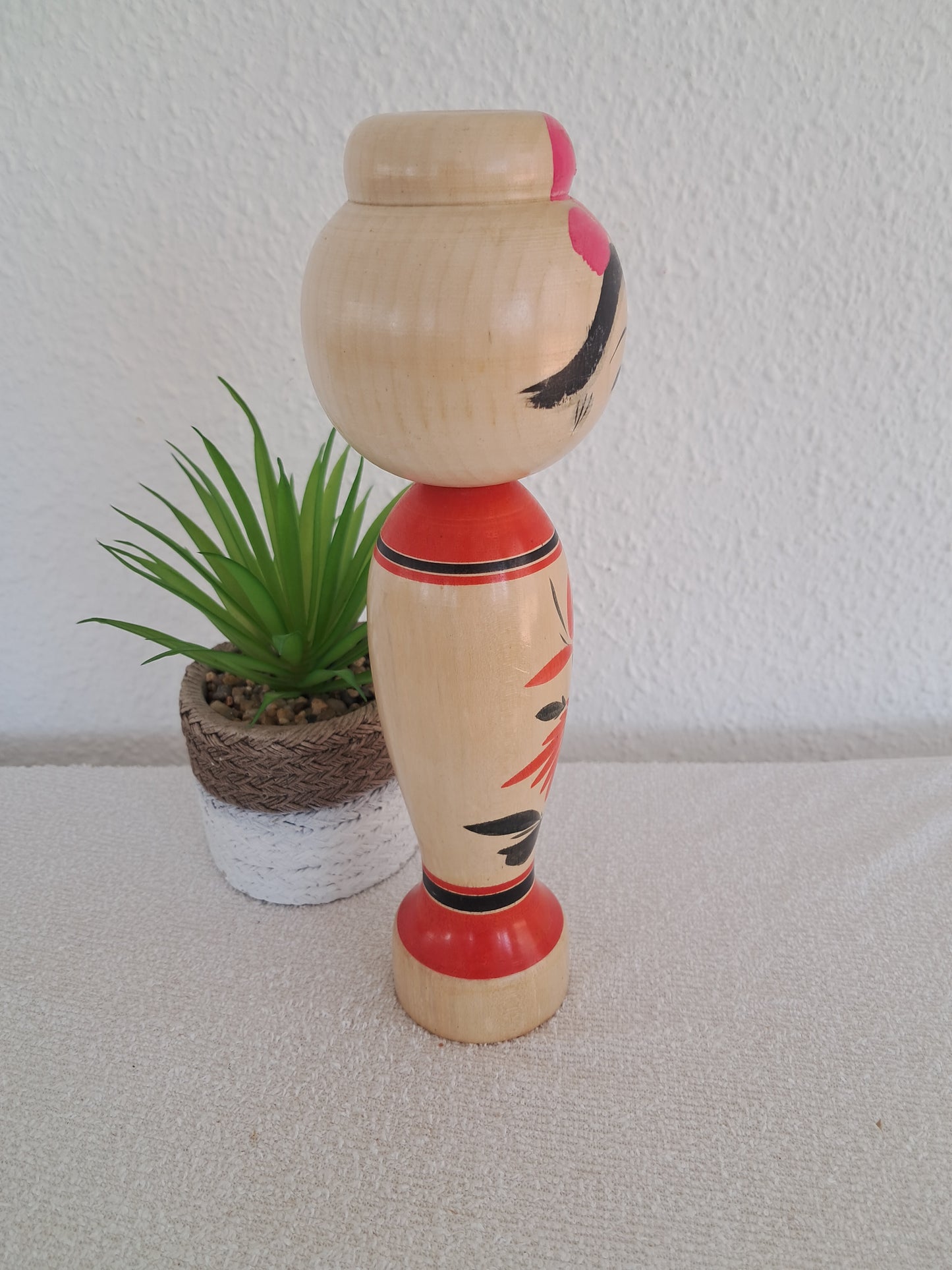 Vintage traditional kokeshi made by Agatsuma Takichi