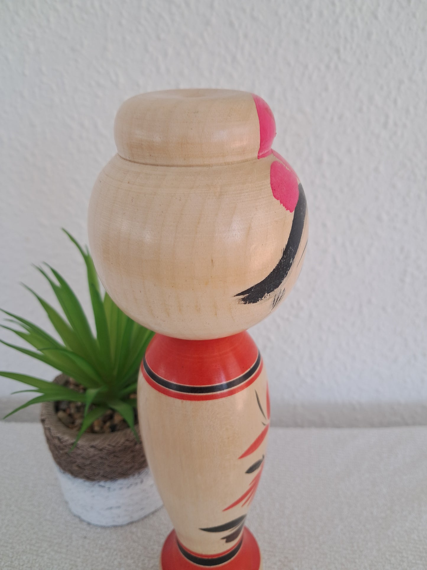 Vintage traditional kokeshi made by Agatsuma Takichi