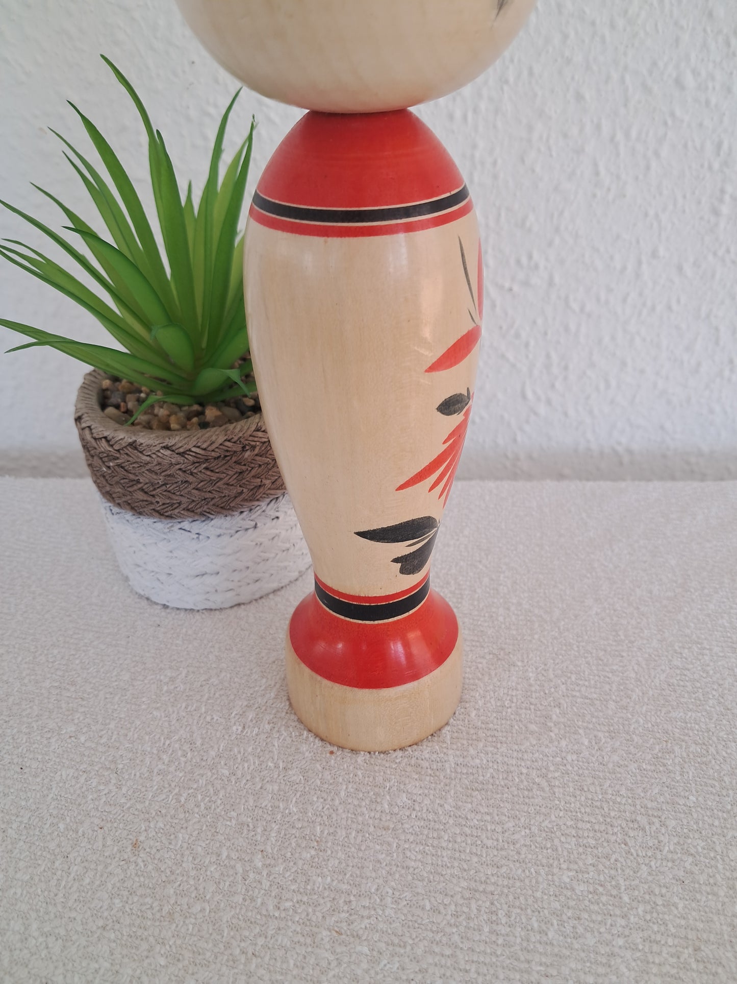 Vintage traditional kokeshi made by Agatsuma Takichi